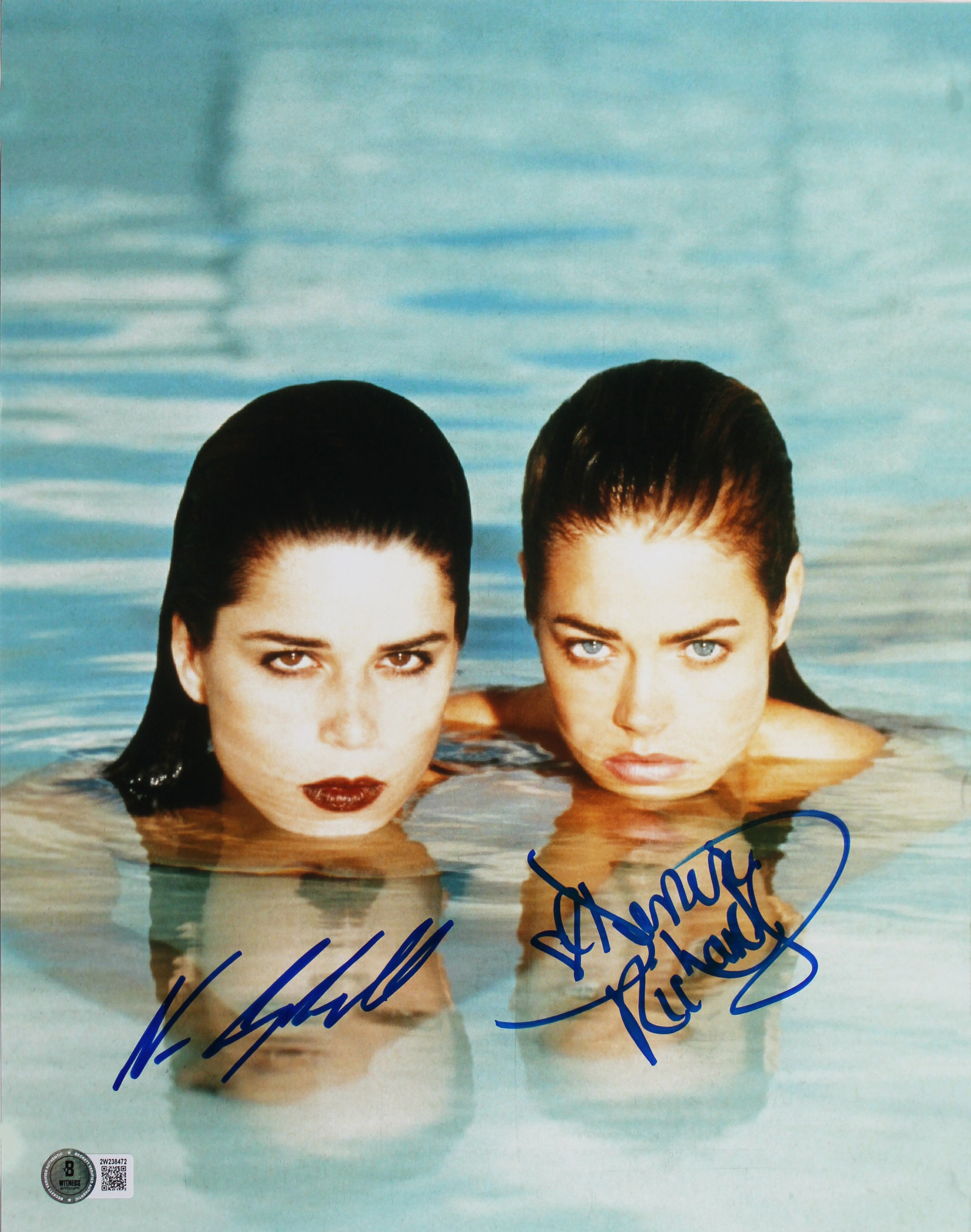 Neve Campbell & Denise Richards Wild Things Signed 11x14 Photo BAS #2W238472