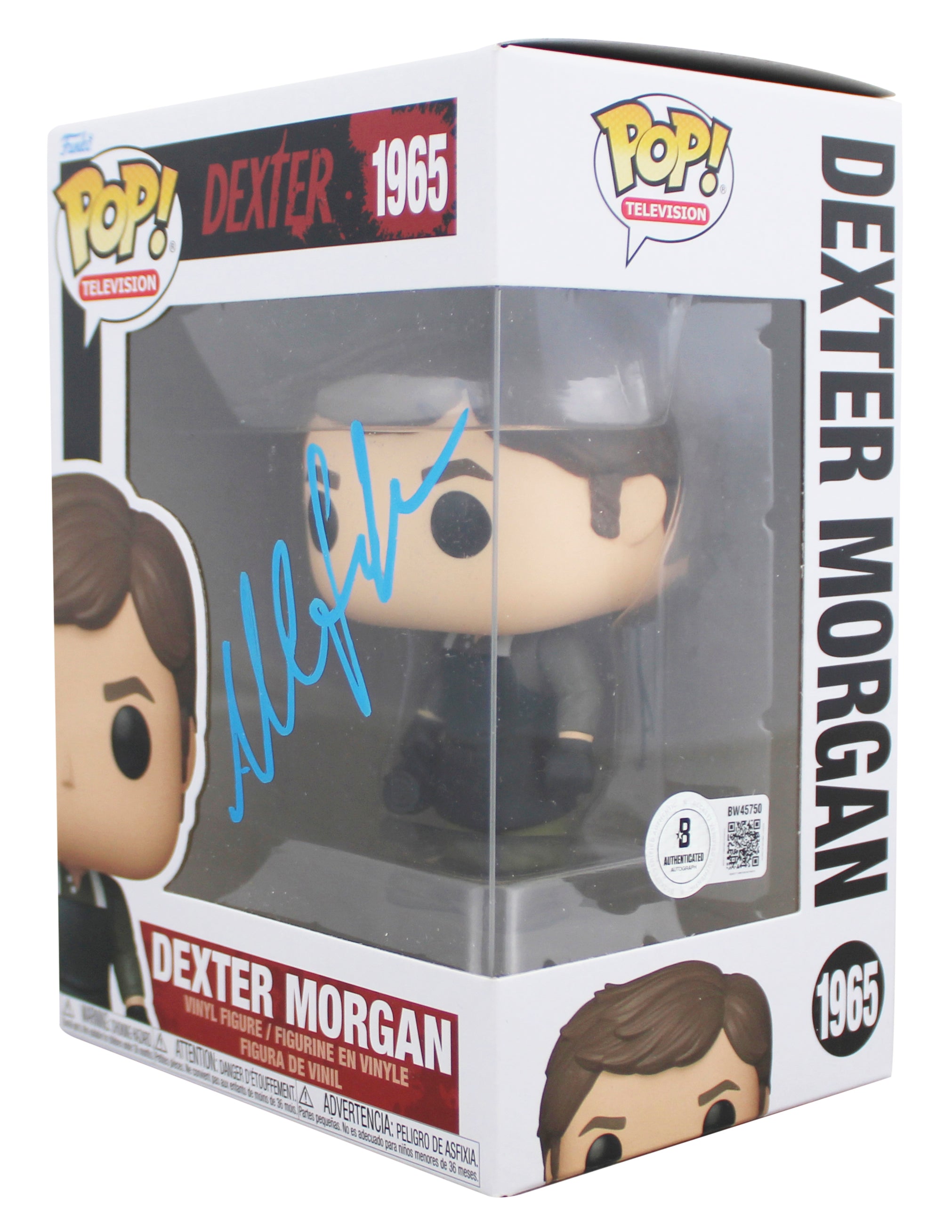 Michael C. Hall Signed Dexter Morgan #1965 Funko Pop Vinyl Figure BAS #BW45750