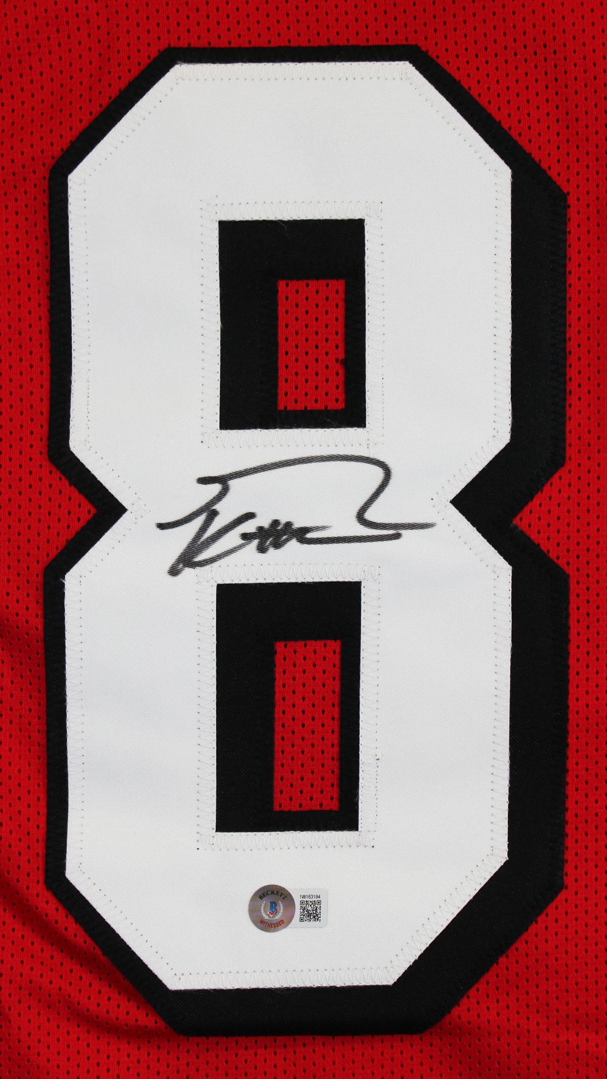 George Kittle Signed Red Pro Style Jersey w/ Dropshadow BAS Witnessed #1W163194