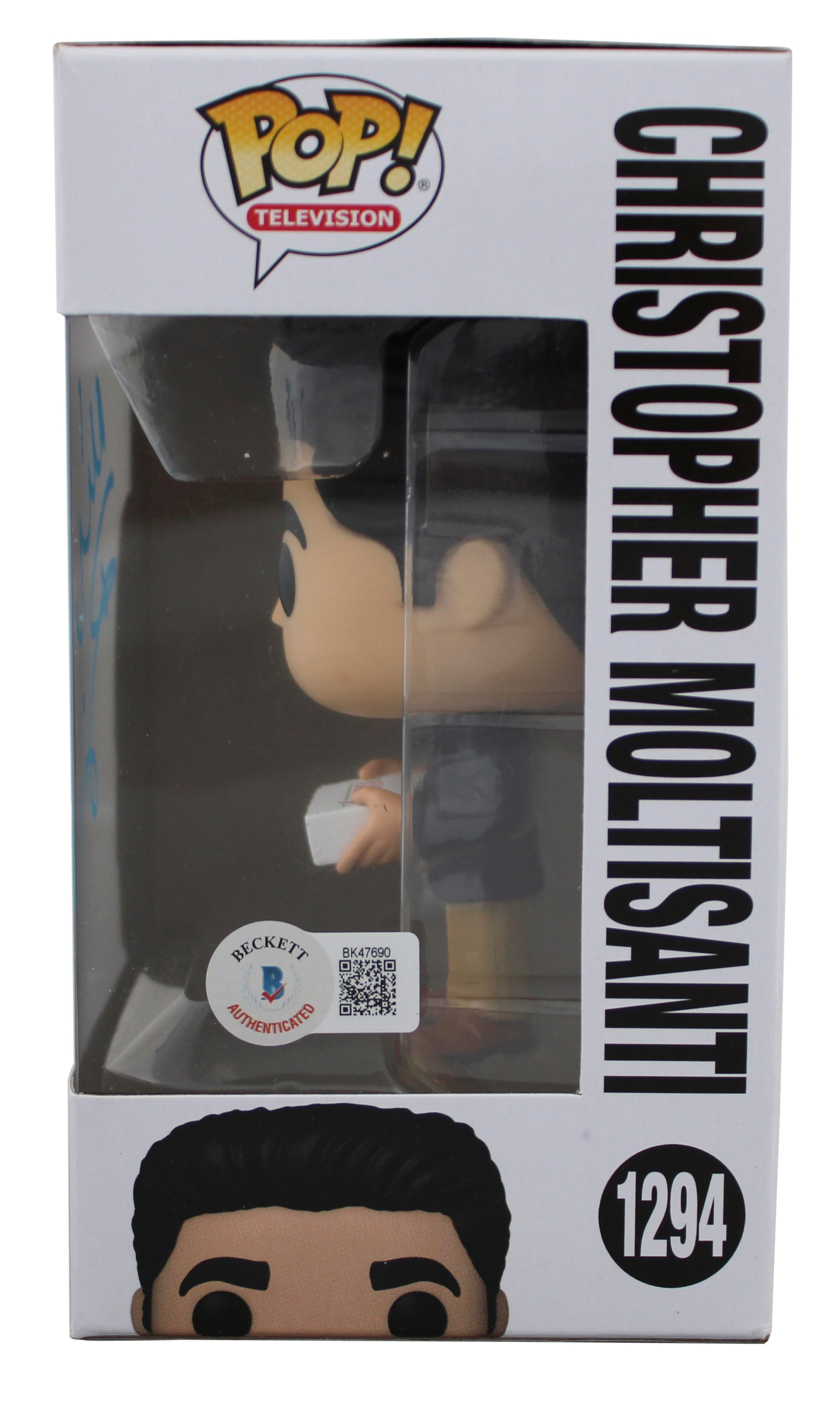 Michael Imperioli Sopranos Signed #1294 Funko Pop Vinyl Figure w/ Blue Sig BAS