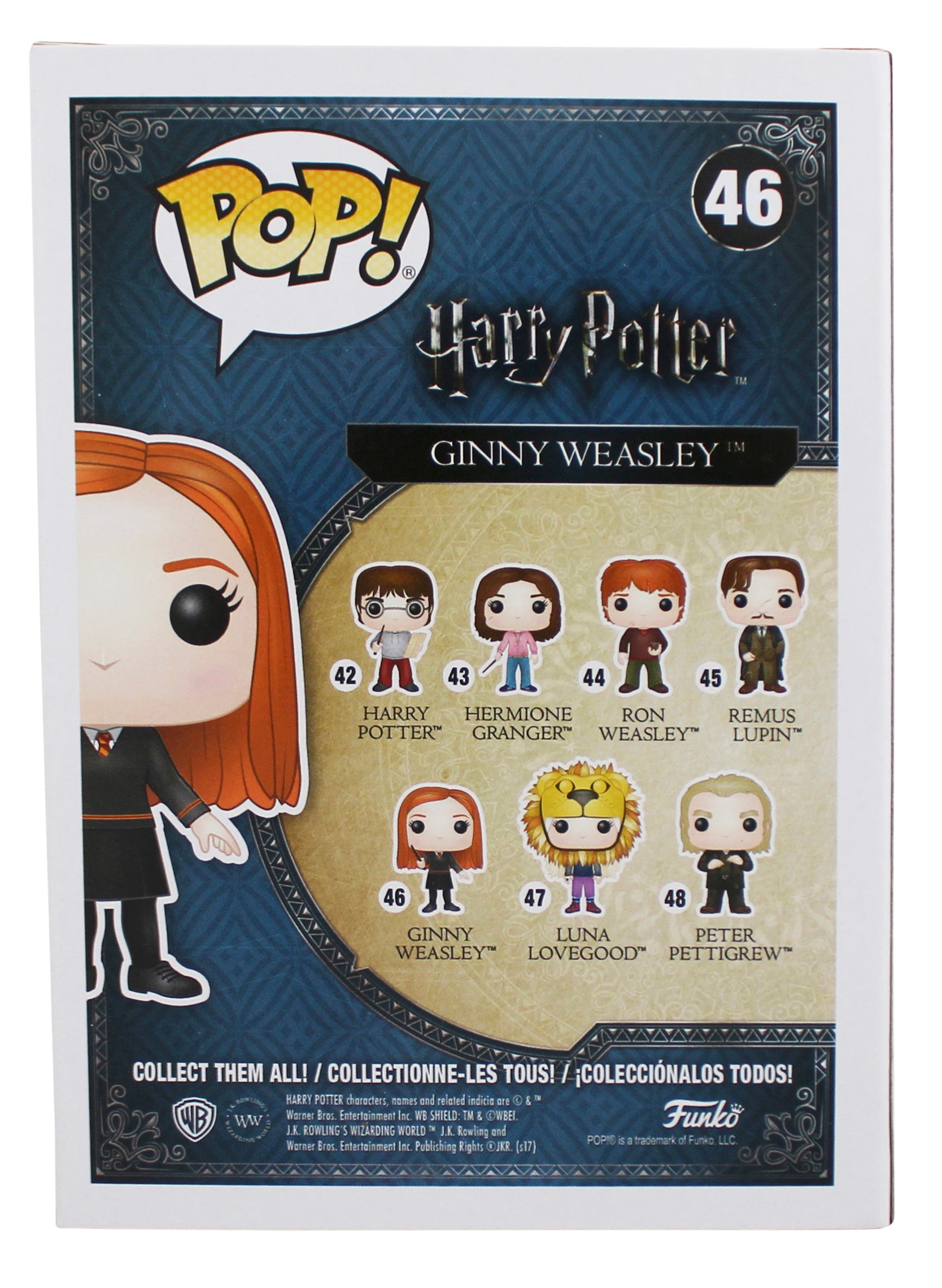 Bonnie Wright Harry Potter Signed Ginny #46 Funko Pop Vinyl Figure BAS #BW88055