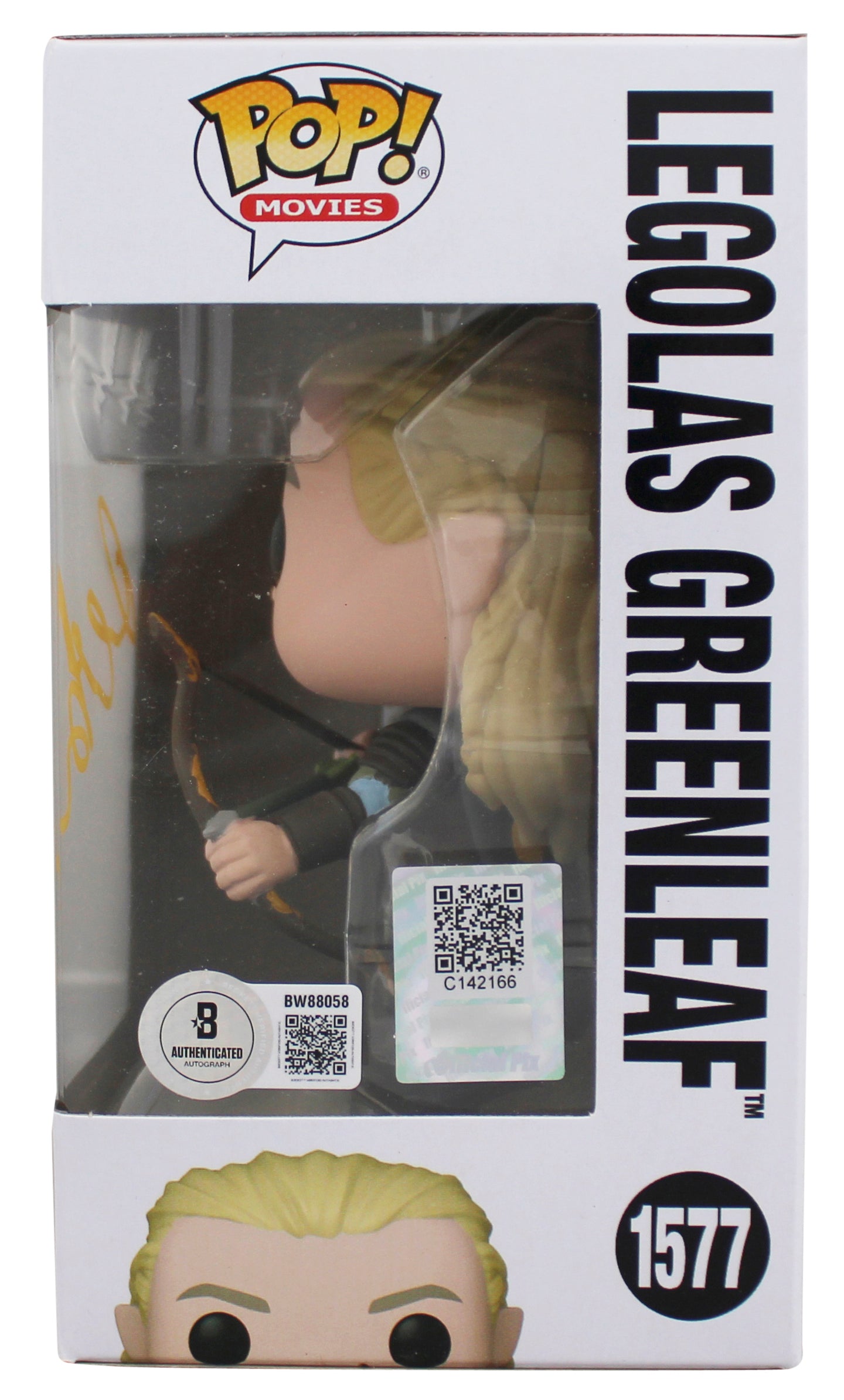 Orlando Bloom LOTR Signed Legolas #628 Funko Pop Vinyl Figure BAS #BW88058