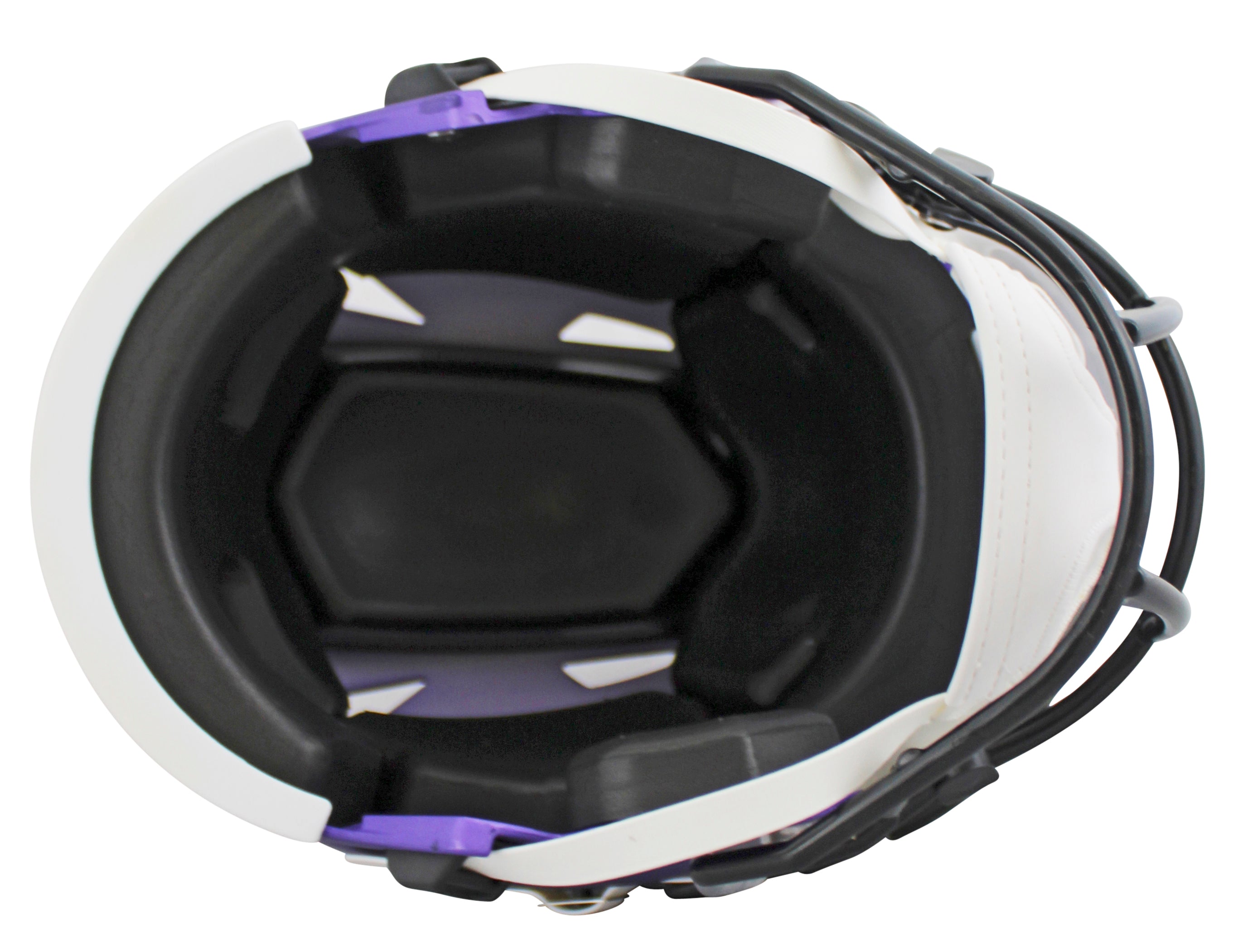 Vikings Adrian Peterson Authentic Signed Speed Flex Midi Helmet BAS Witnessed