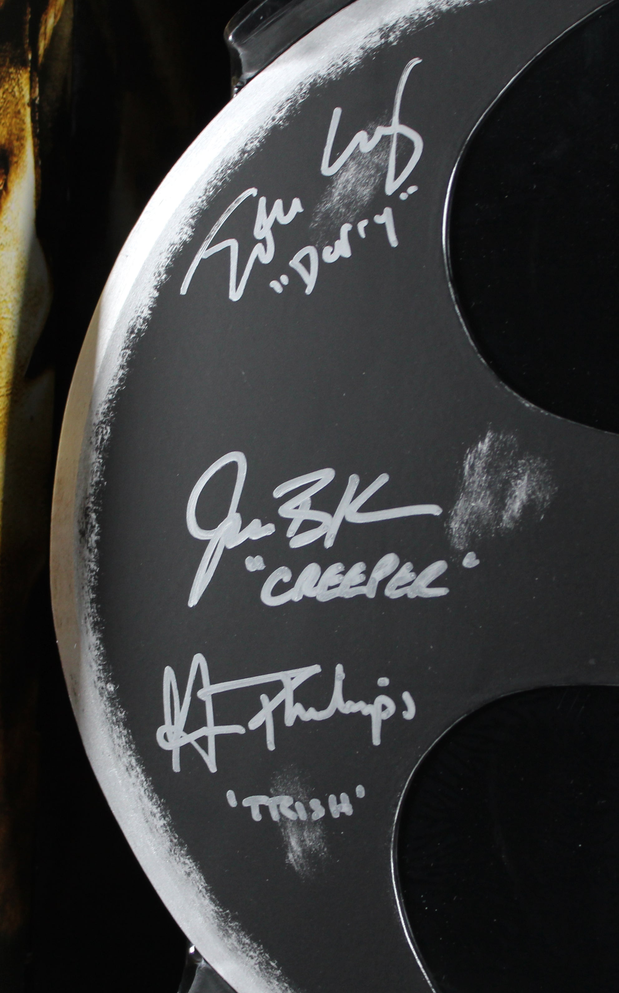 Jeeper's Creeper (3) Breck, Philips & Long Signed Replica Creeper Axe Toy BAS