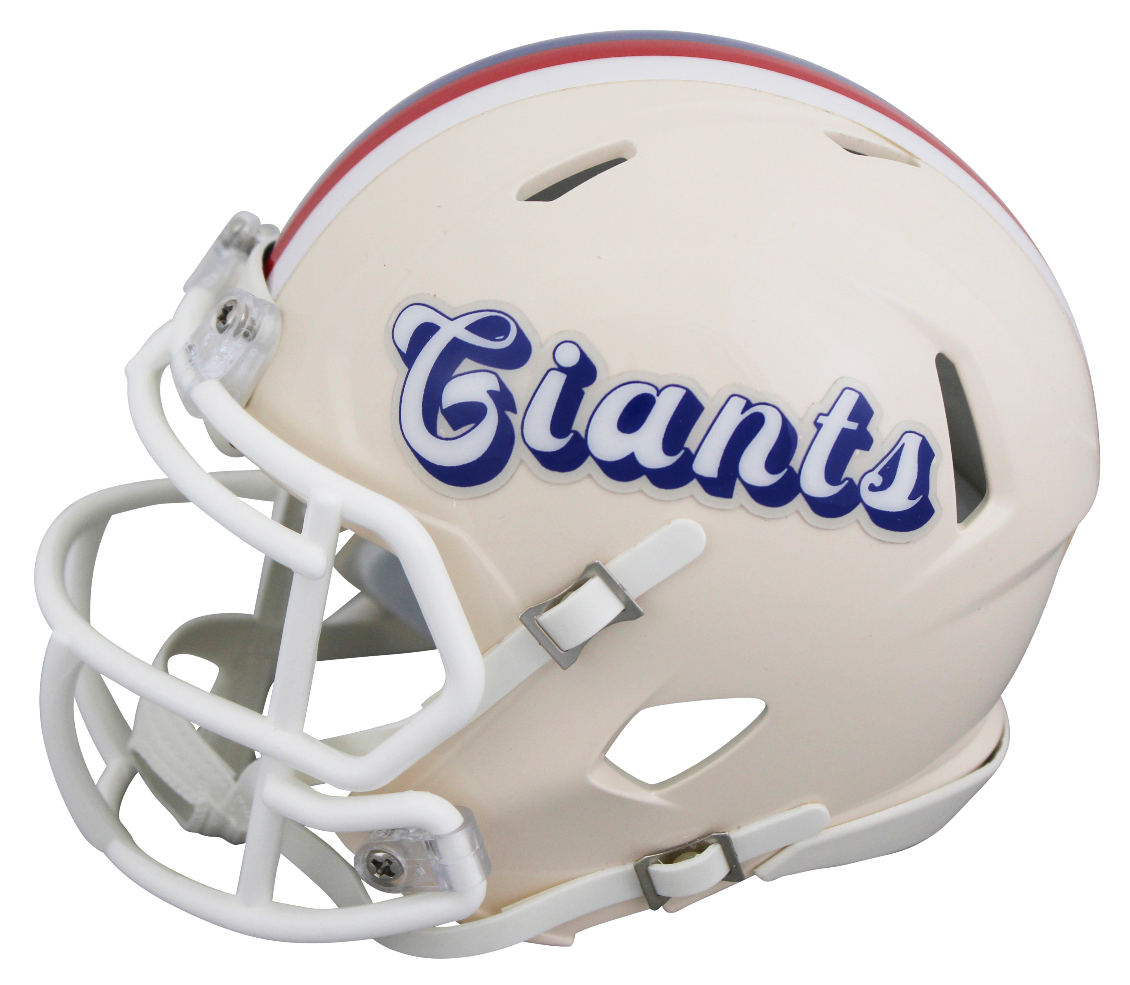 Giants Phil Simms Authentic Signed Retro Speed Mini Helmet W/ Case JSA Witness