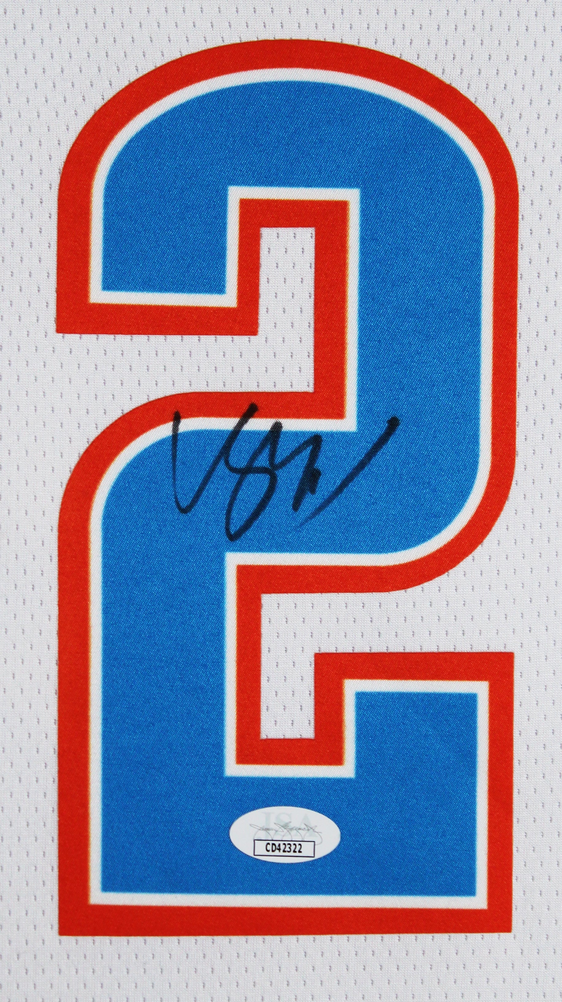 Thunder Shai Gilgeous-Alexander Signed White Nike Framed Jersey JSA #CD42322