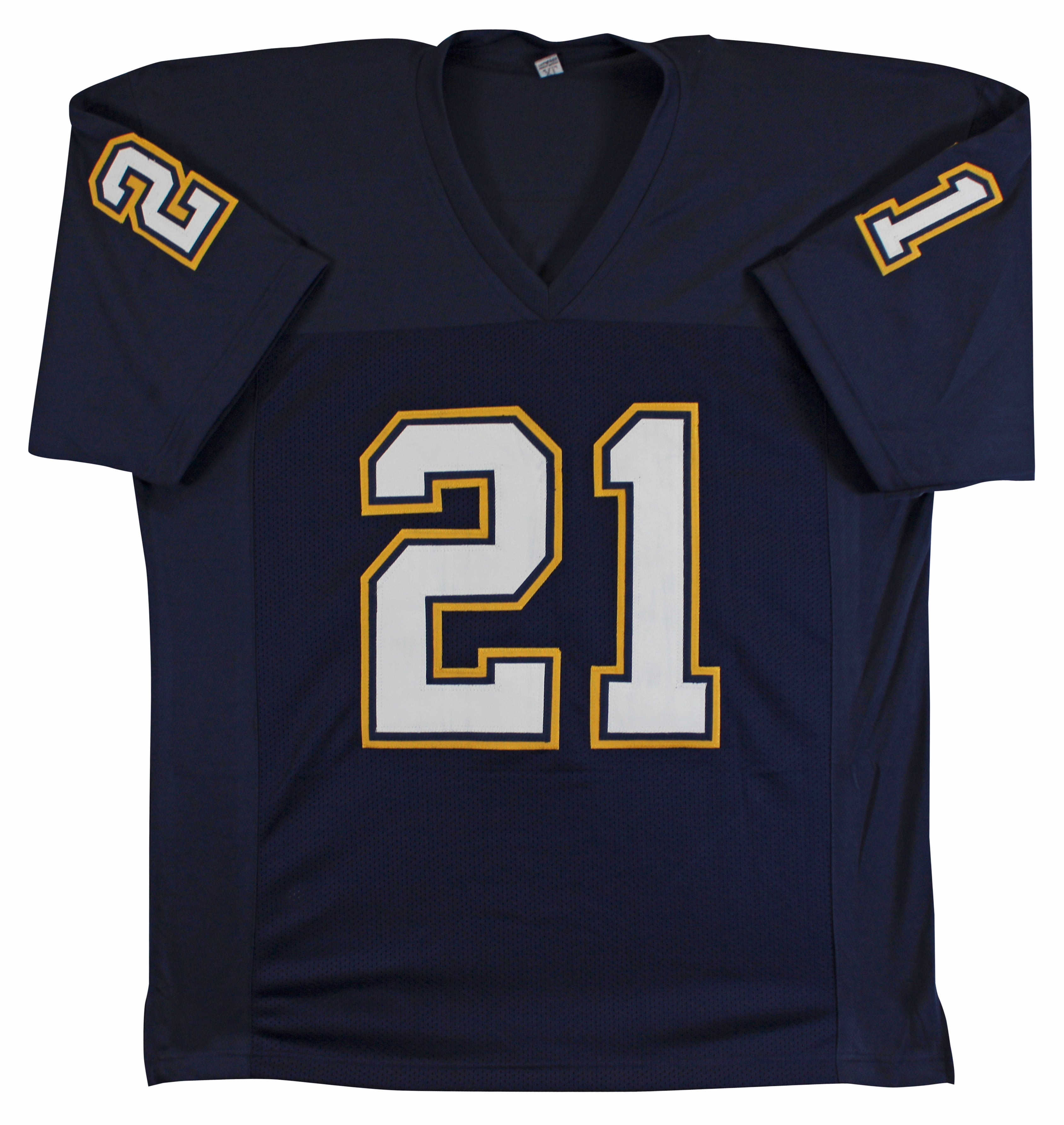 LaDanian Tomlinson "HOF 17" Authentic Signed Navy Blue Pro Style Jersey BAS Wit