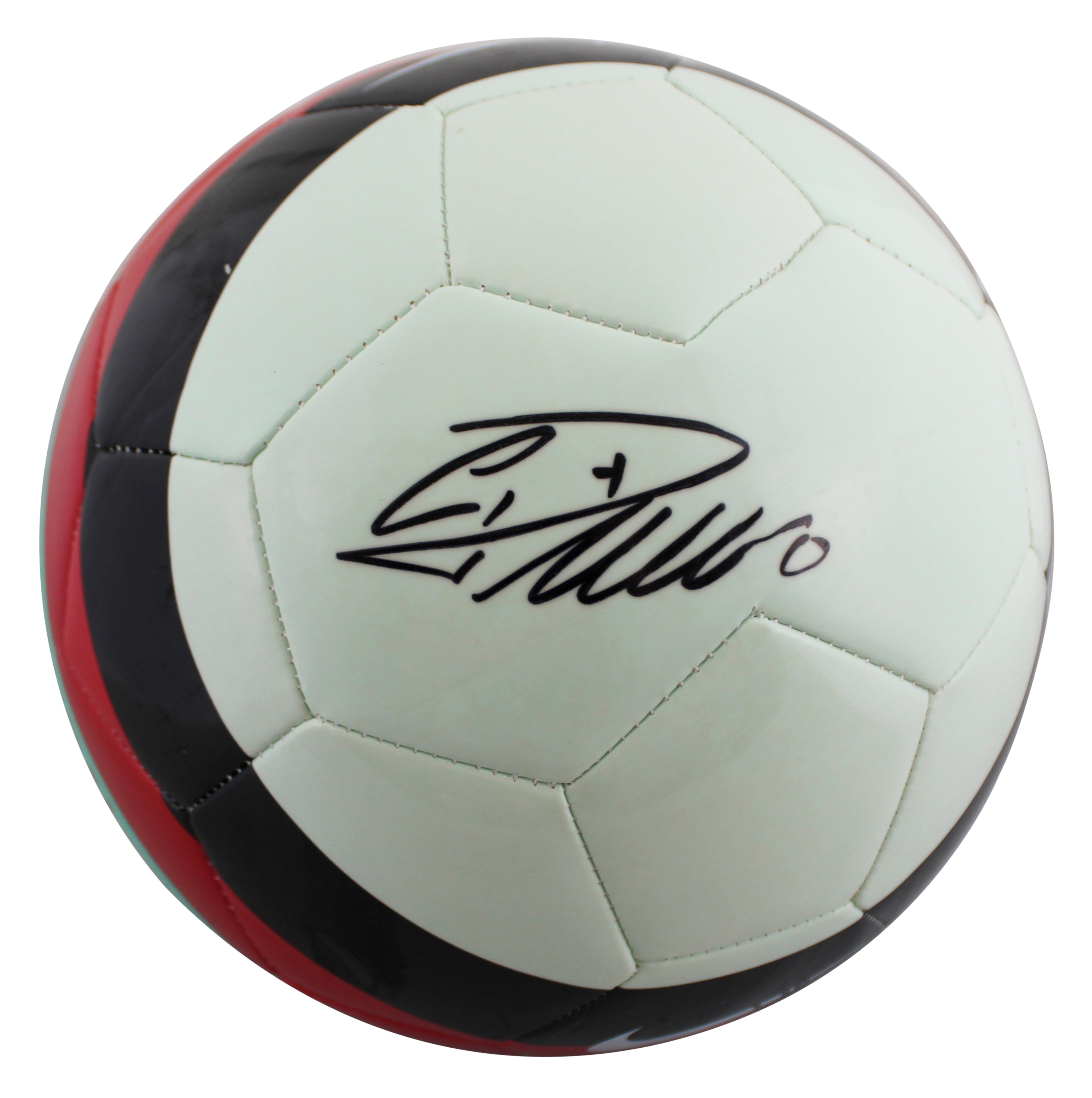 Cristiano Ronaldo 2x Signed Size 5 Portugal Soccer Ball BAS Witnessed #W001764