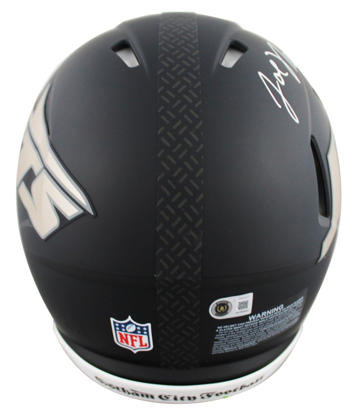 Jets Joe Namath Signed Rivalries Full Size Speed Proline Helmet BAS Witnessed