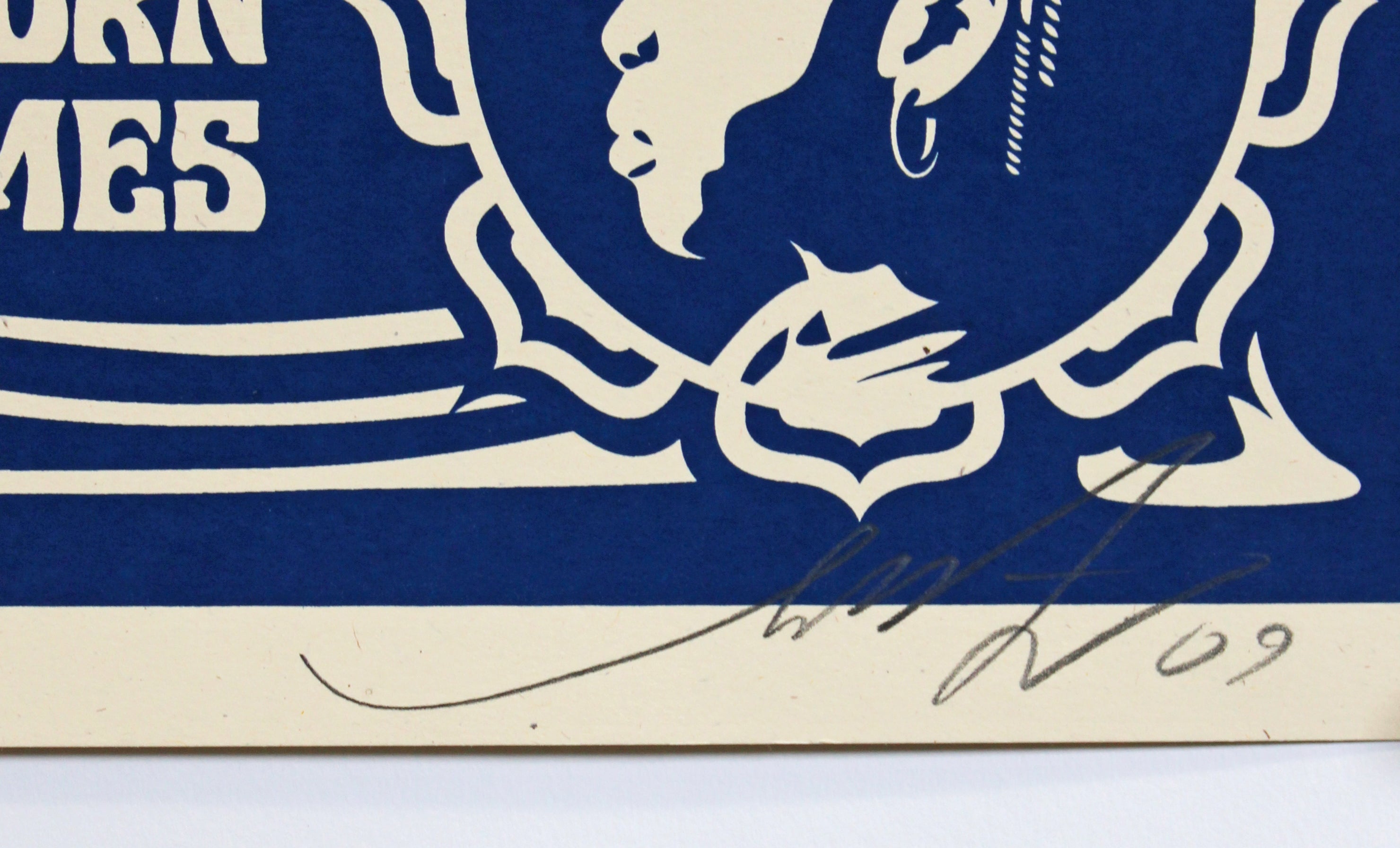 Shepard Fairey Signed Paul McCartney 19x24 Concert Poster Blue LE #148/600 JSA