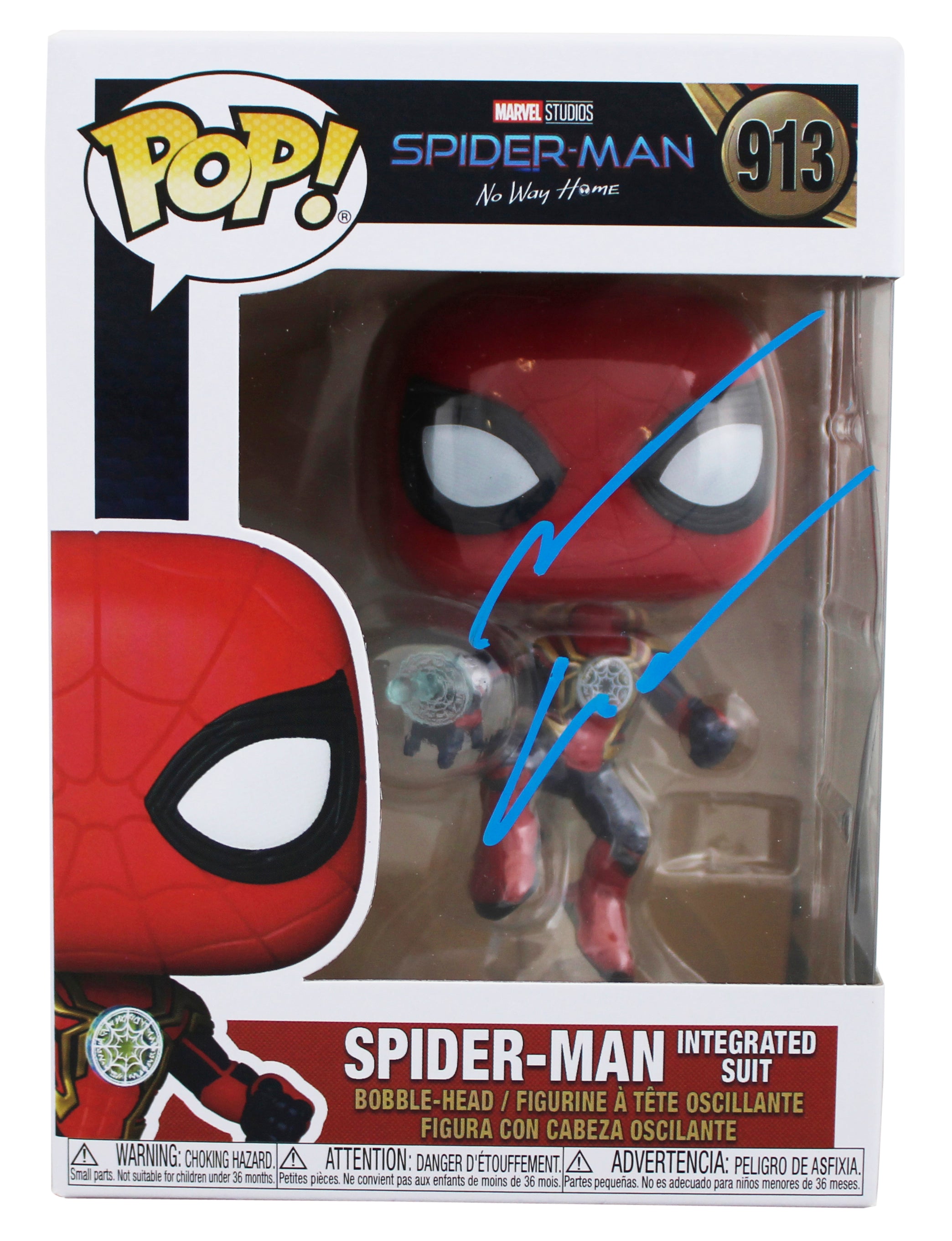 Andrew Garfield Spider-Man Signed #913 Funko Pop Vinyl Figure BAS #BS77434