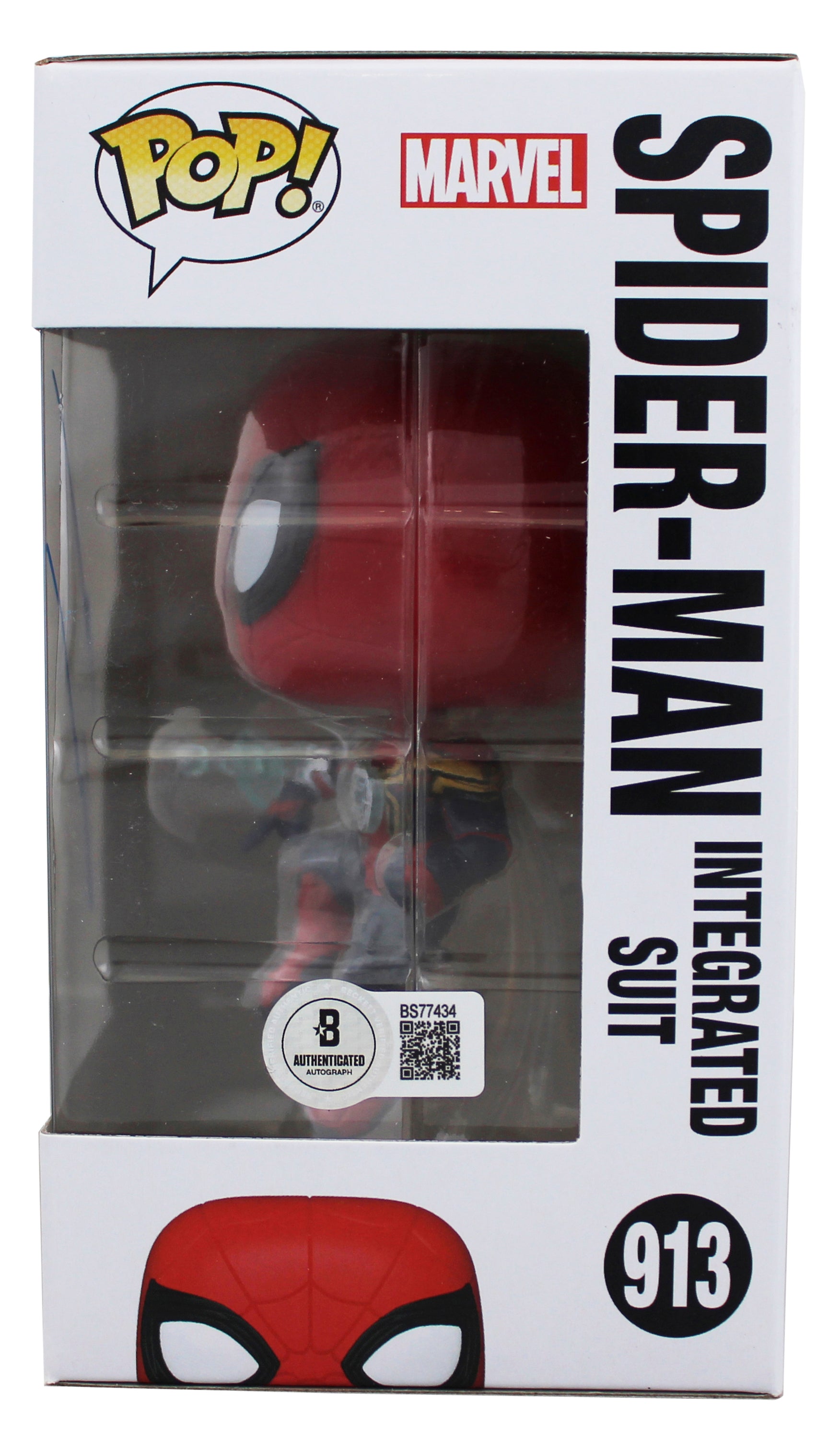 Andrew Garfield Spider-Man Signed #913 Funko Pop Vinyl Figure BAS #BS77434