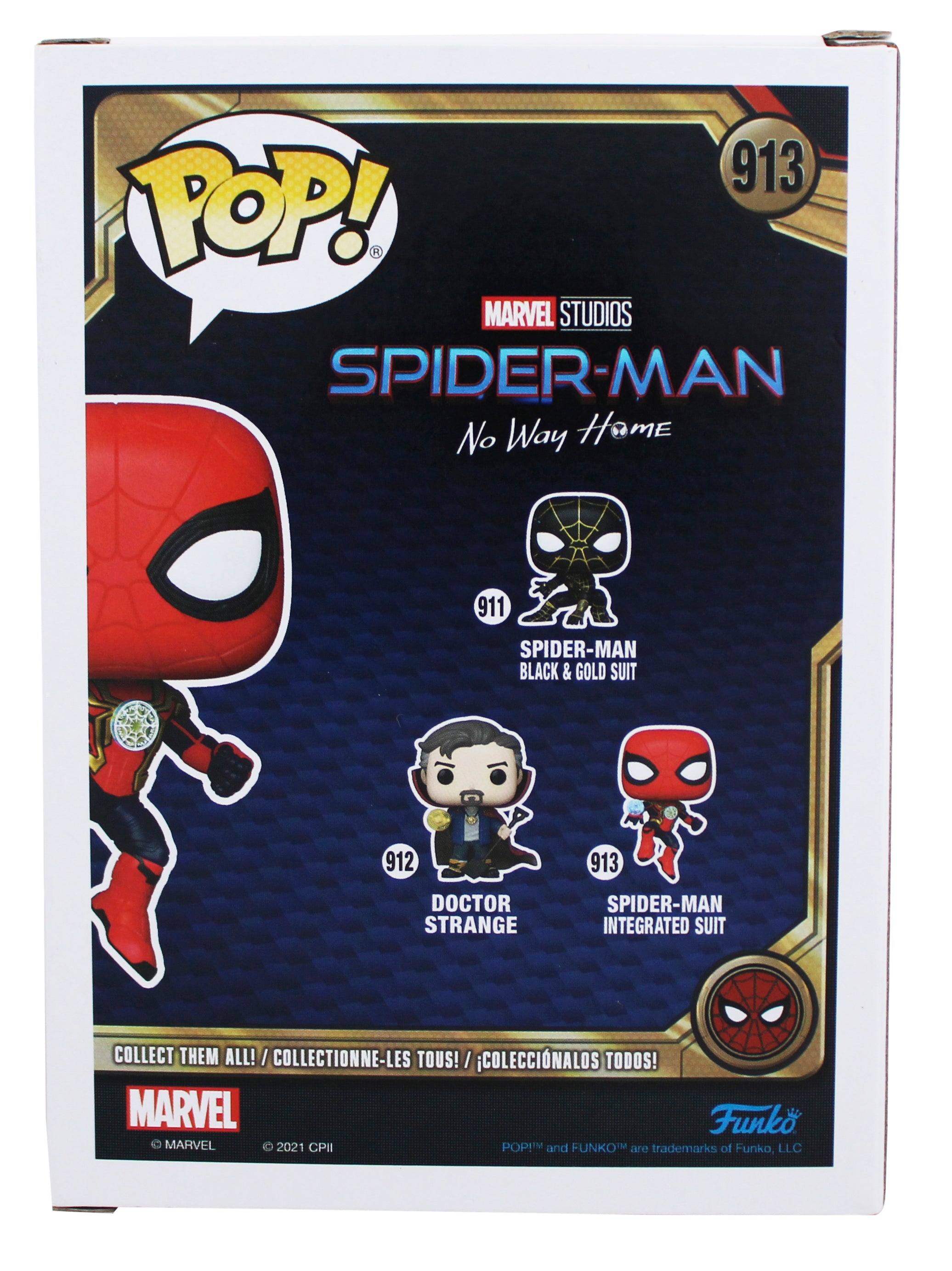 Andrew Garfield Spider-Man Signed #913 Funko Pop Vinyl Figure BAS #BS77434