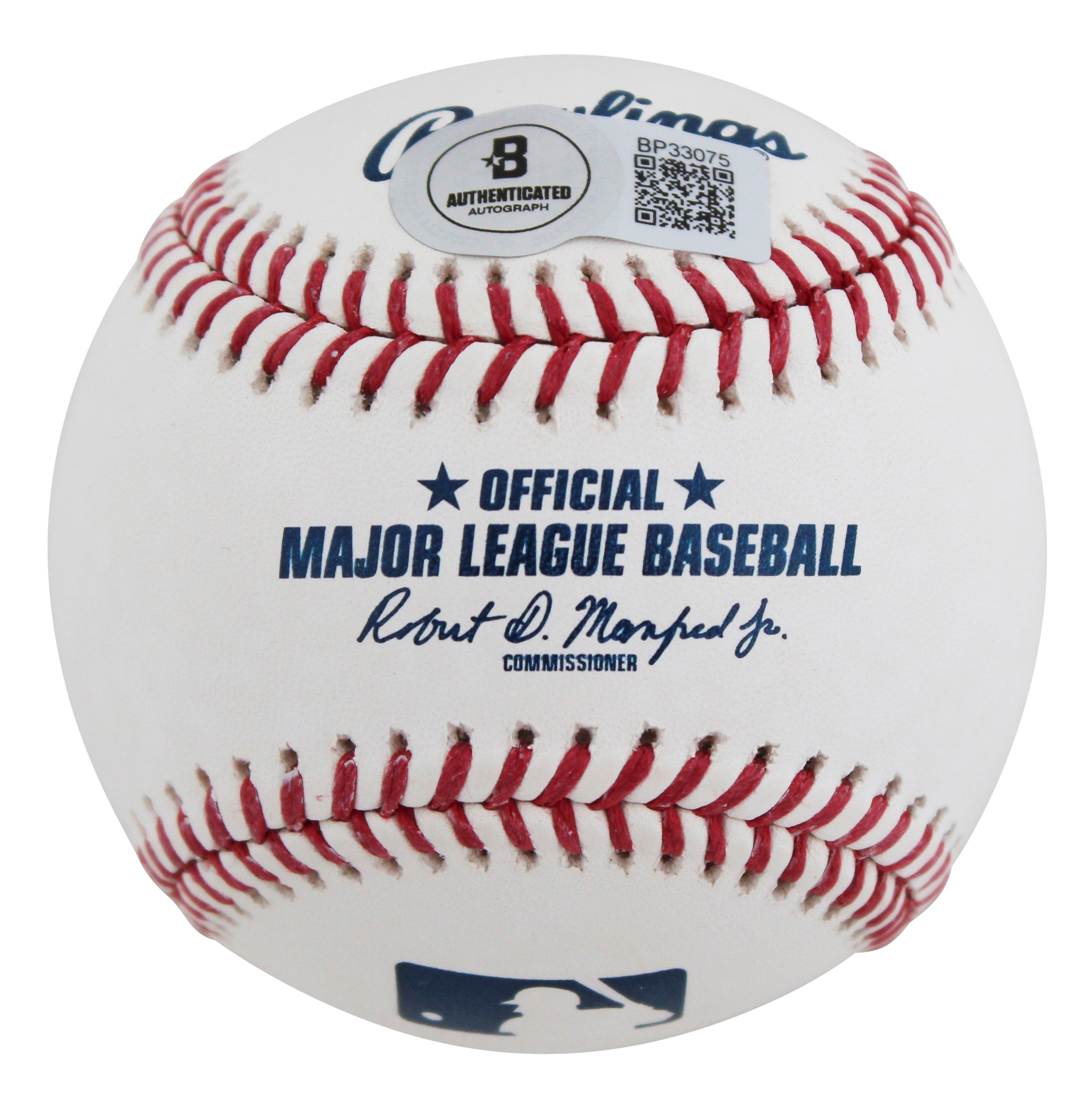 Angels Jorge Soler Authentic Signed Robert Manfred Oml Baseball BAS #BP33075