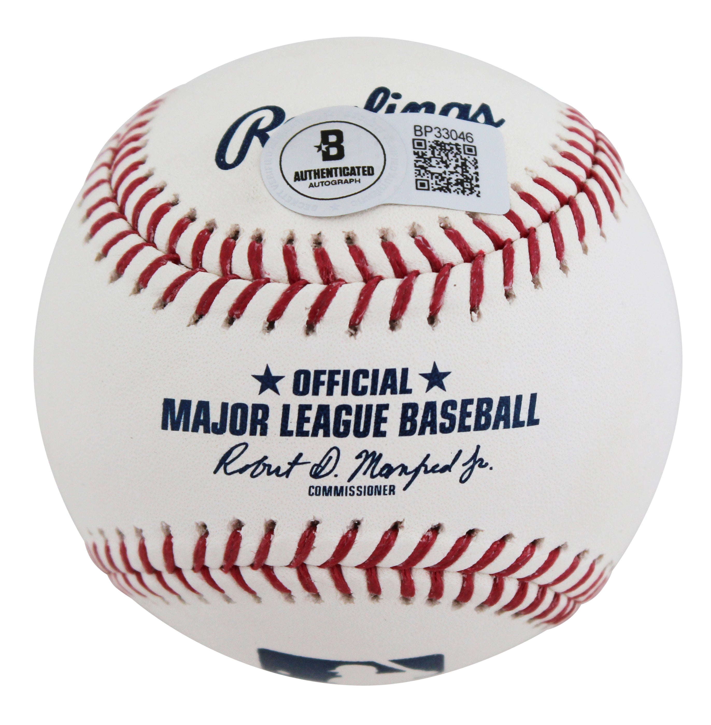 Giants Brandon Crawford Authentic Signed Manfred Oml Baseball BAS #BP33046