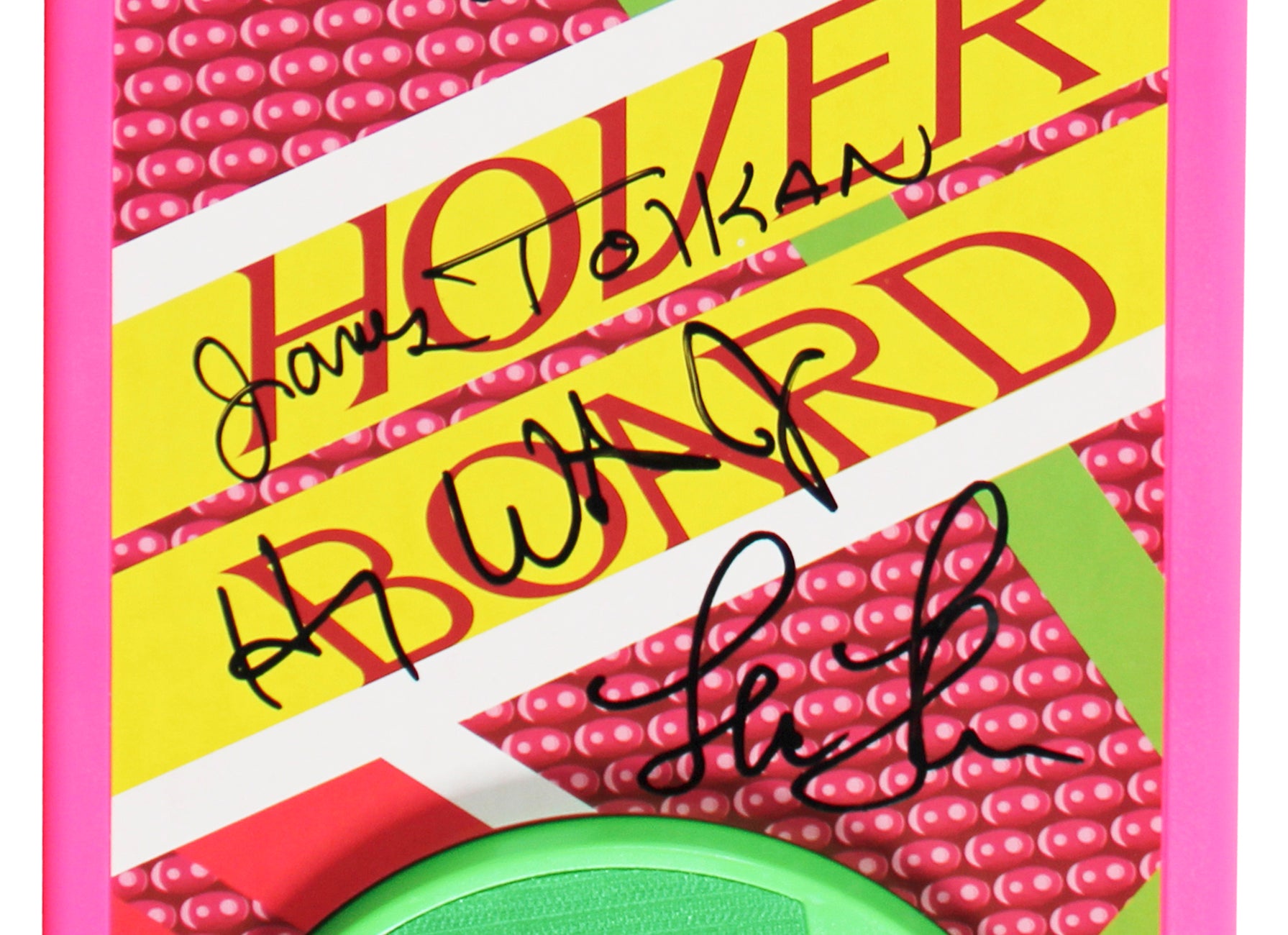 Back To The Future (7) Fox, Lloyd, Thompson, Wilson +3 Signed Hoverboard BAS LOA