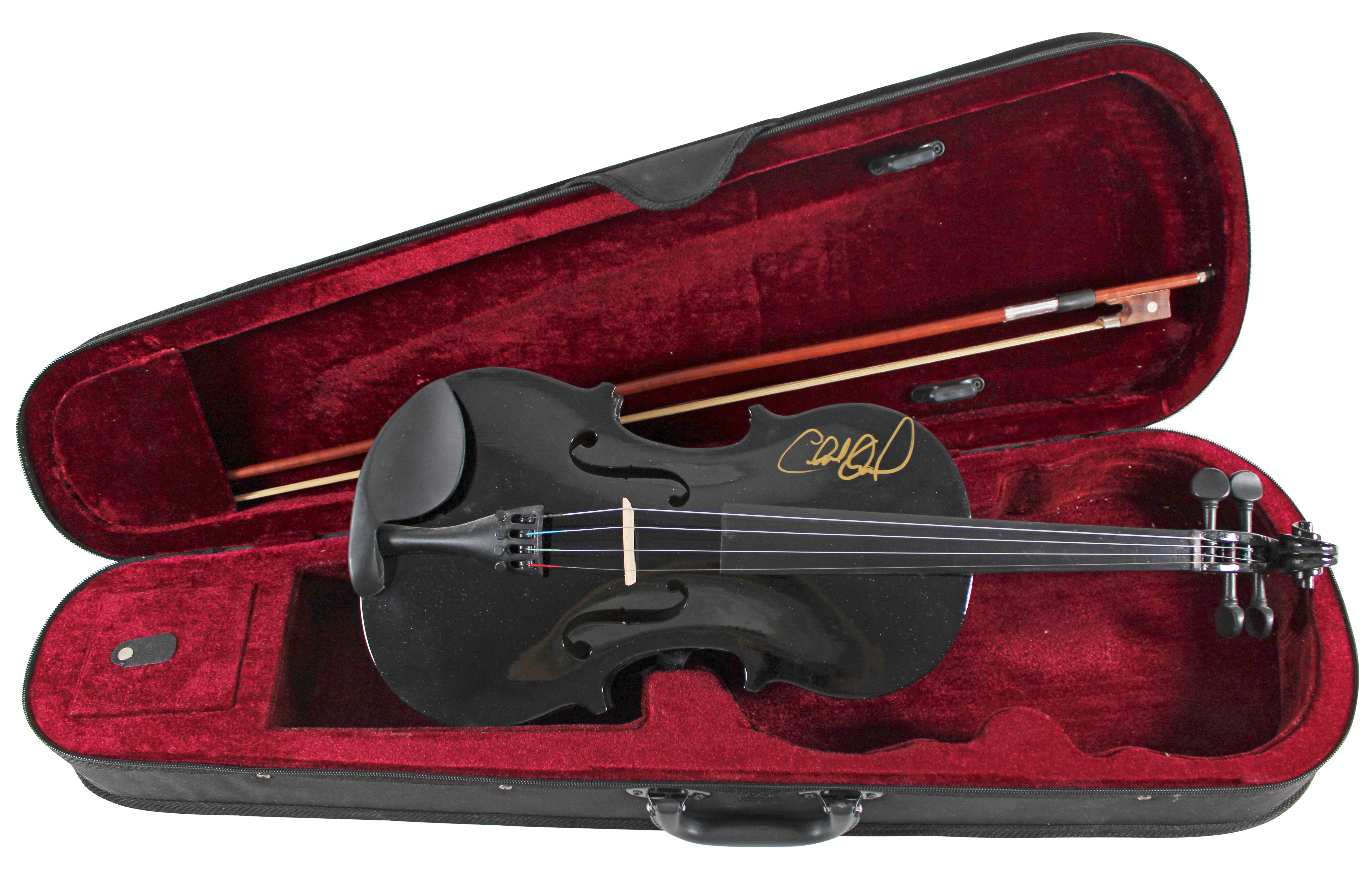 Charlie Daniels Devil Went Down To Georgia Authentic Signed Fiddle JSA #YY65469