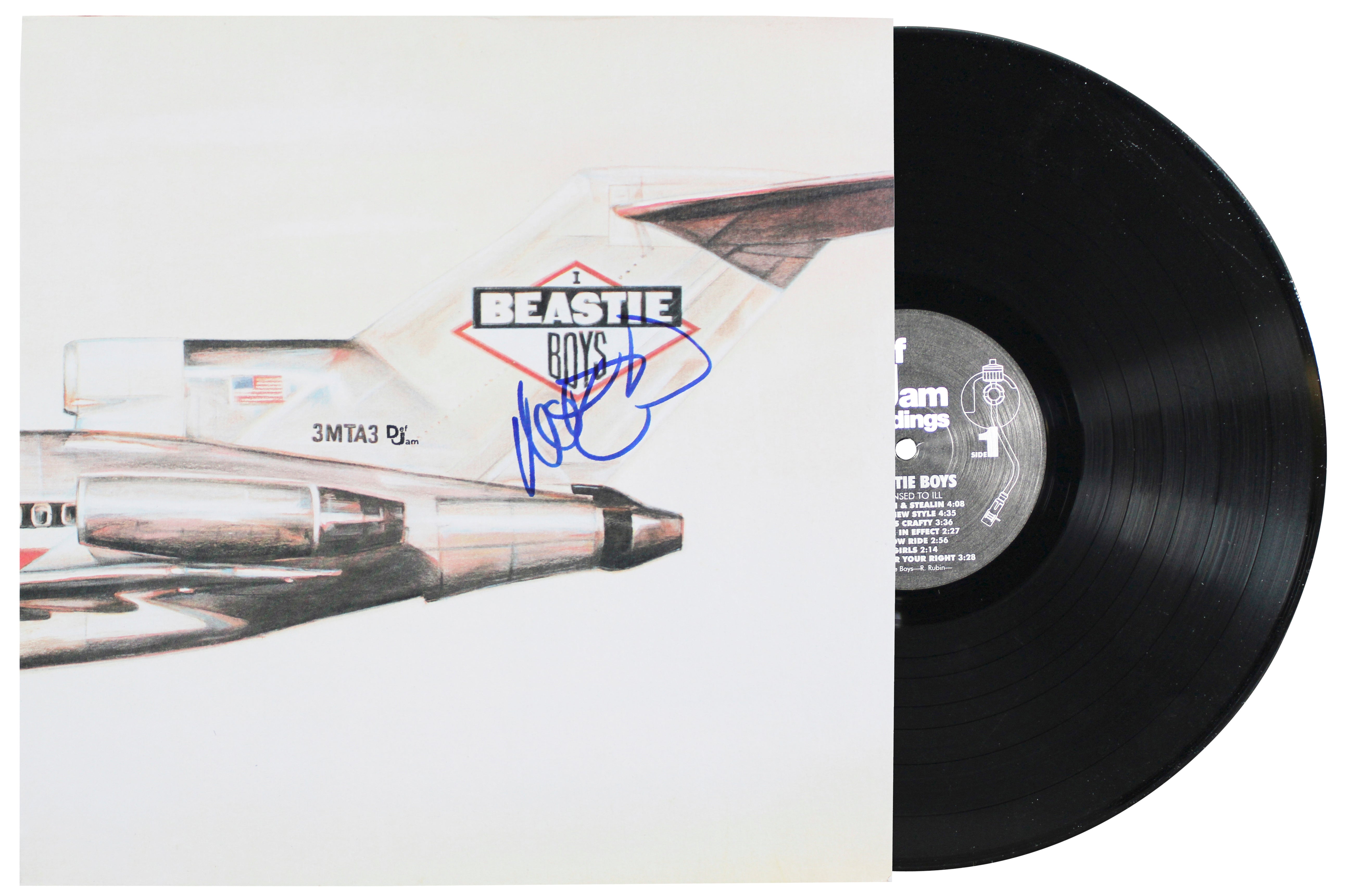 Mike D The Beastie Boys Signed Licensed to Ill Album Cover W/ Vinyl JSA #AV42708