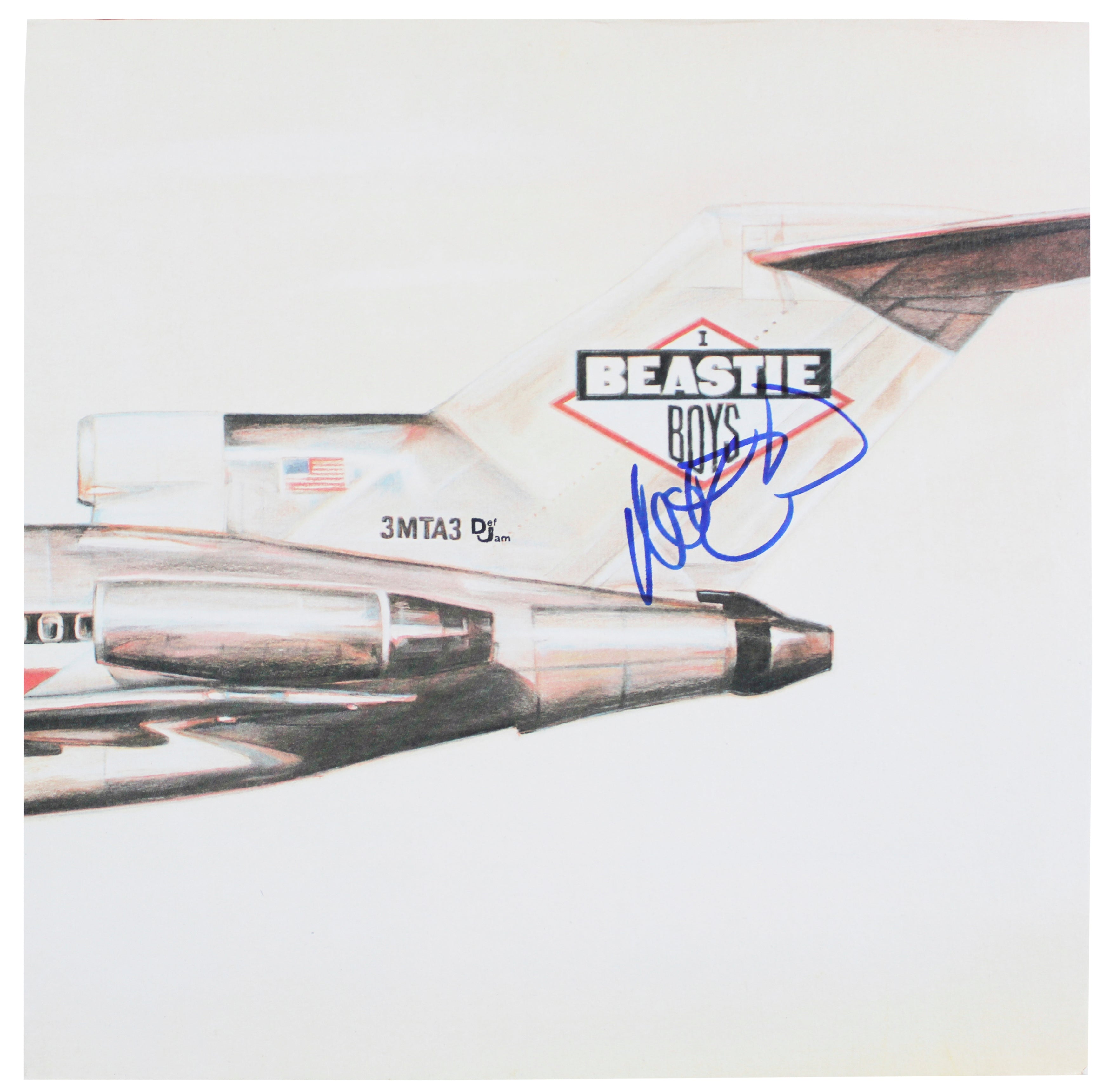 Mike D The Beastie Boys Signed Licensed to Ill Album Cover W/ Vinyl JSA #AV42708