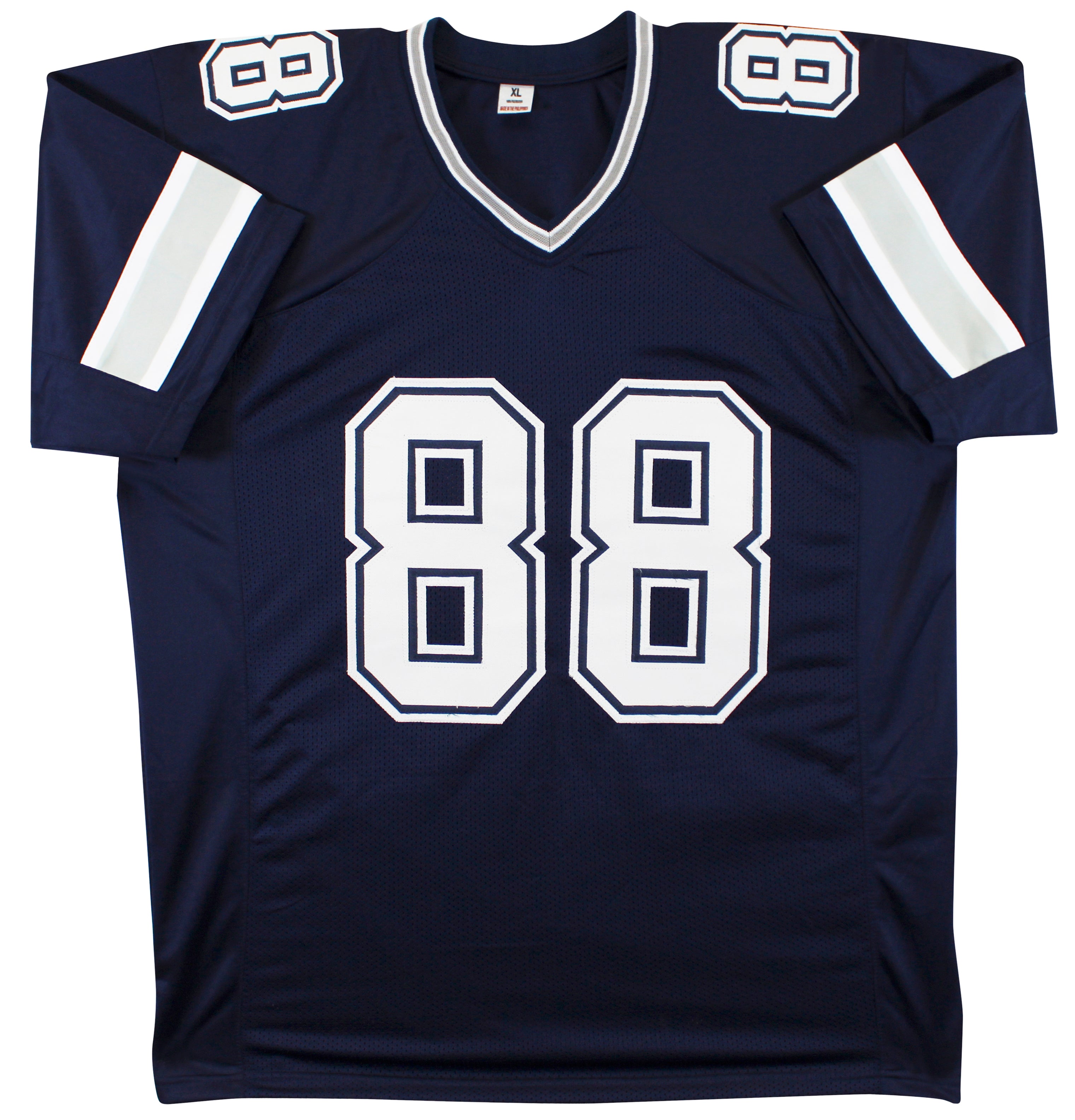 Drew Pearson "HOF 21" Authentic Signed Navy Pro Style Jersey BAS Witnessed