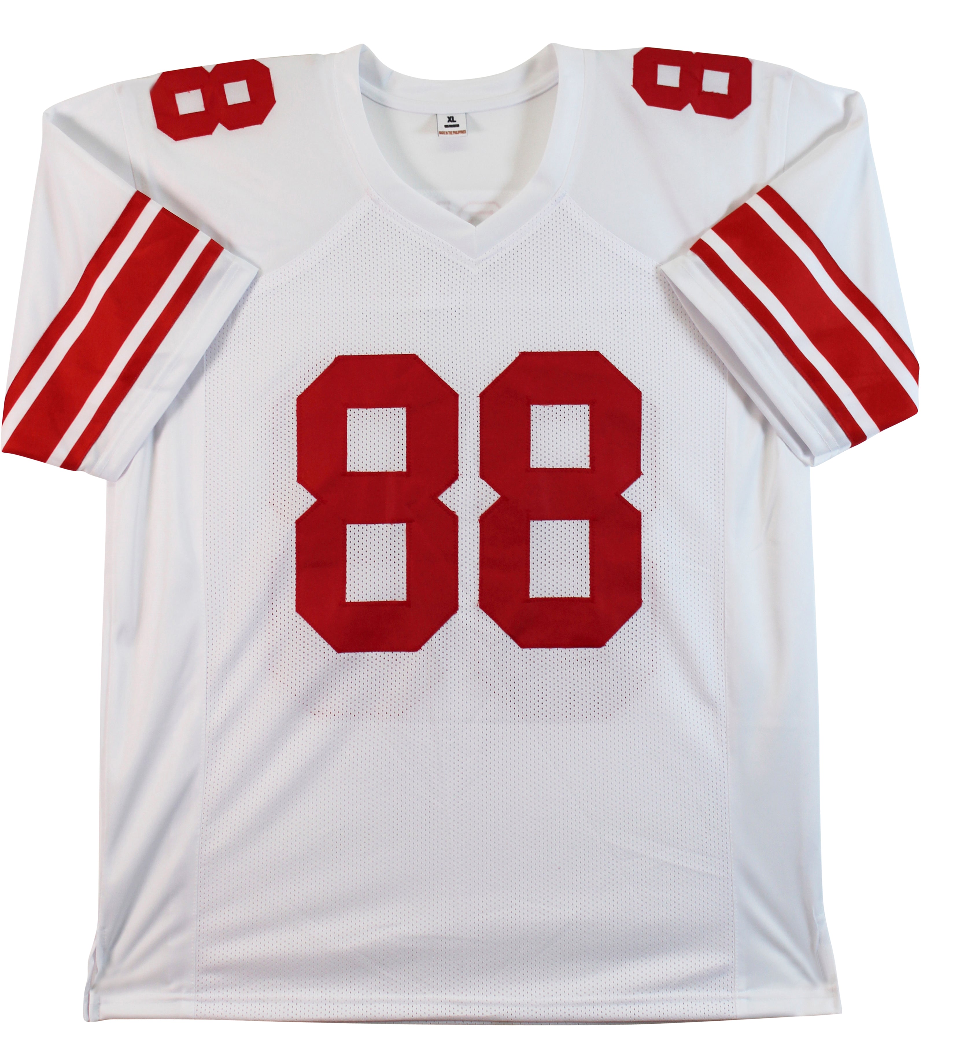 Hakeem Nicks Authentic Signed White Pro Style Jersey Autographed BAS