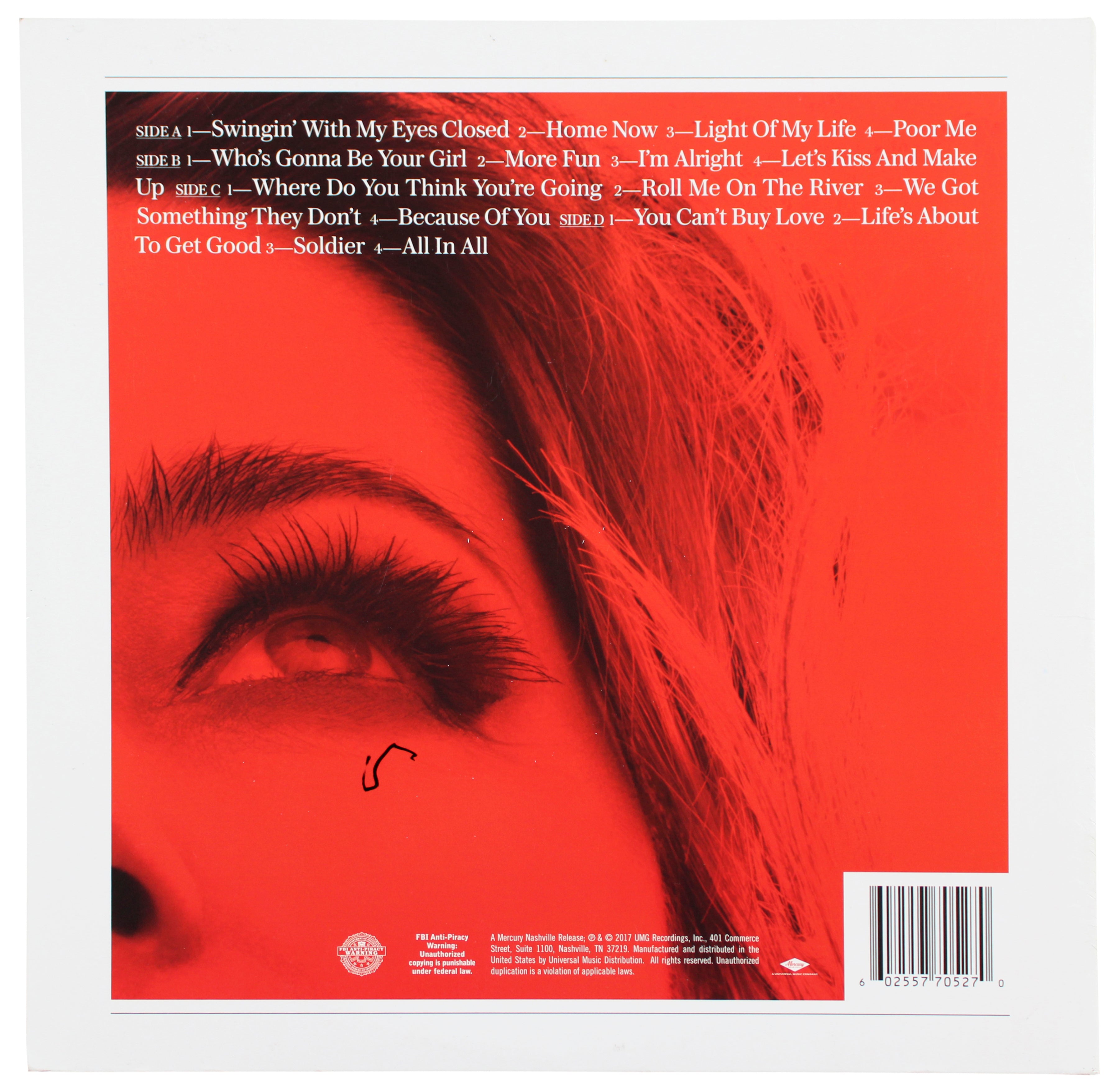 Shania Twain Authentic Signed Now Album Cover JSA #CF71376