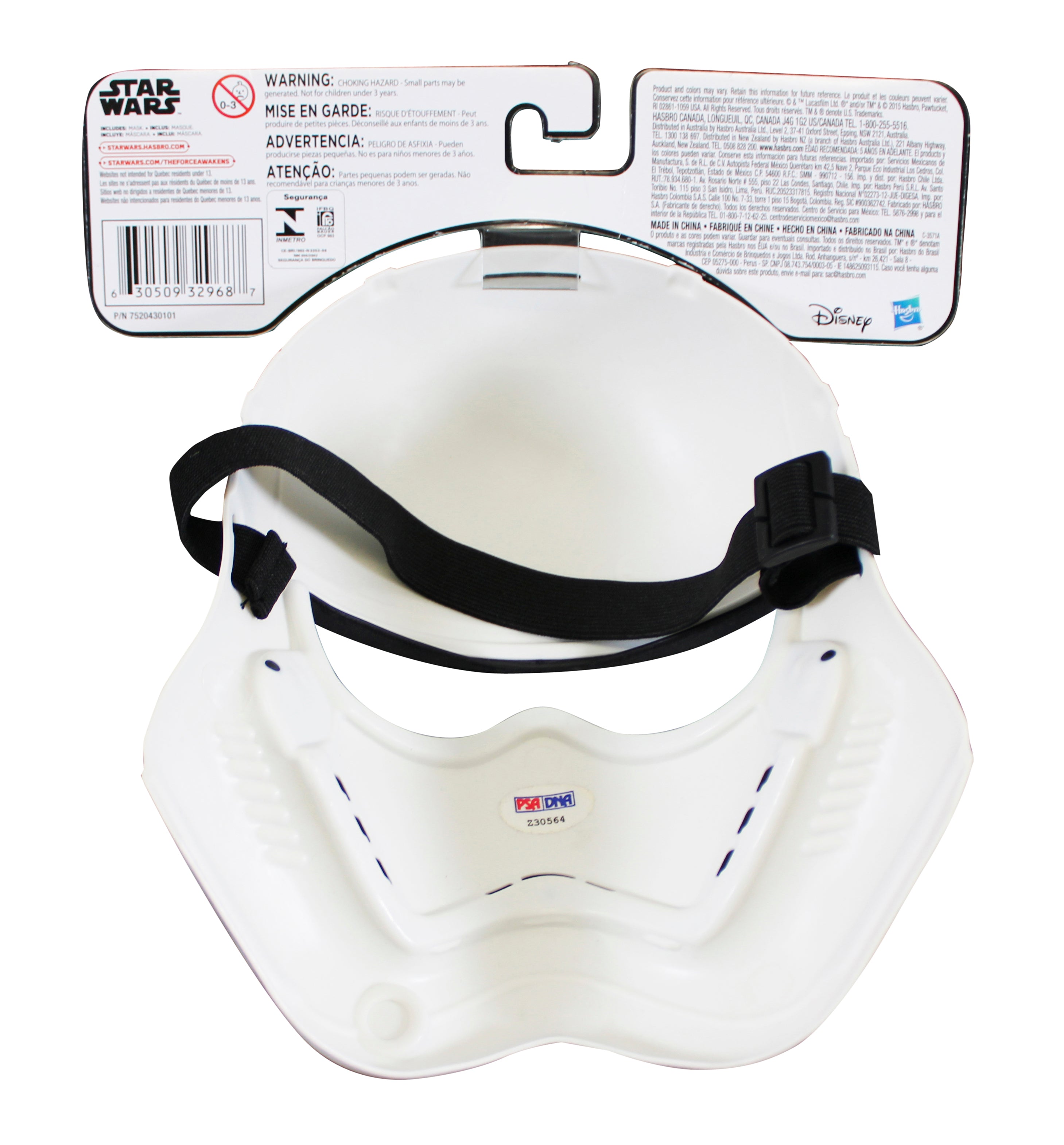 J.J. Abrams Signed Star Wars the Force Awakens Stormtrooper Mask PSA/DNA #Z30564