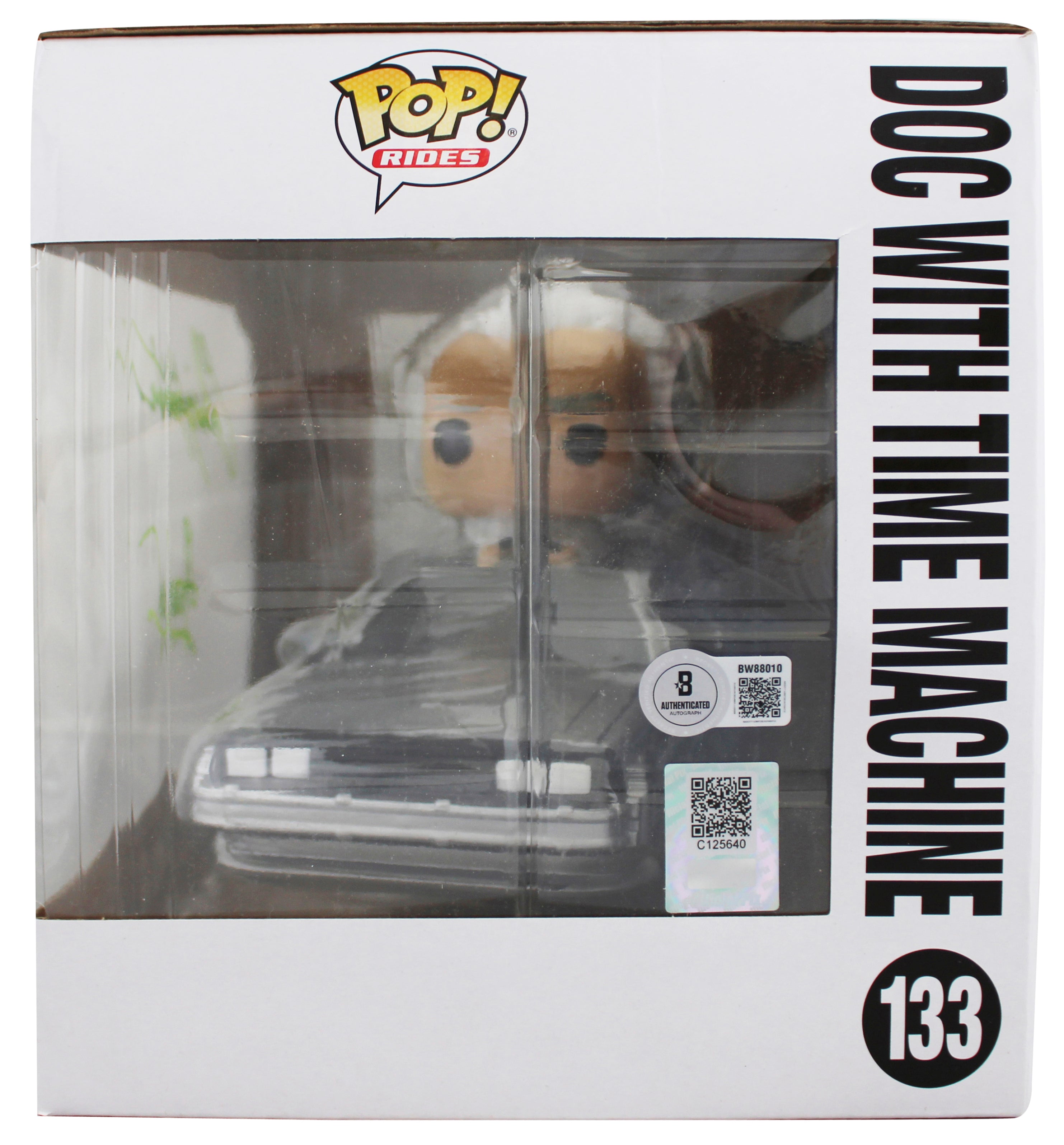 Christopher Lloyd Back To The Future Signed #133 Funko Pop Vinyl Figure BAS