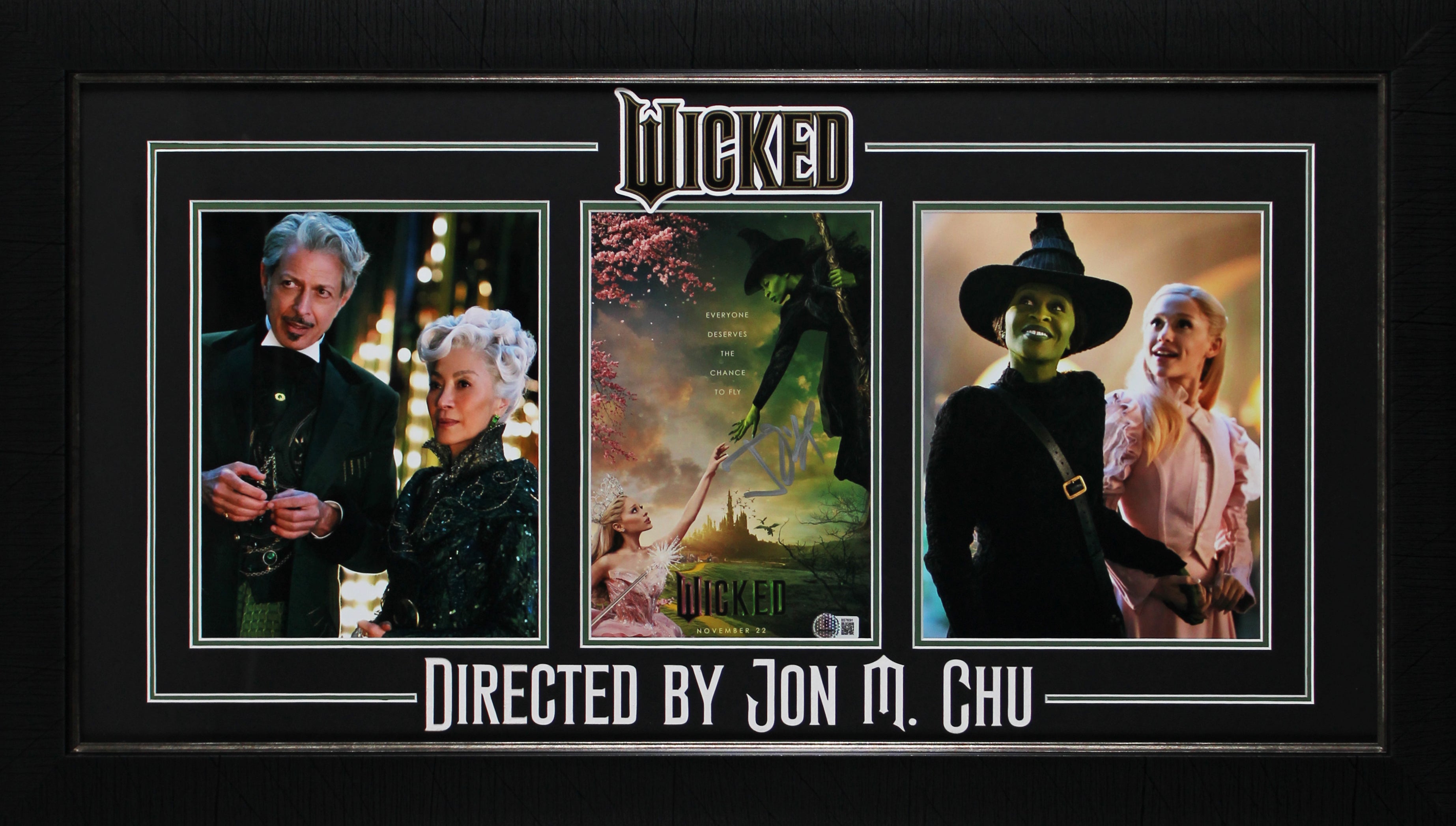 Jon M. Chu Wicked Authentic Signed 8x10 Framed Photo Autographed BAS #BS78091