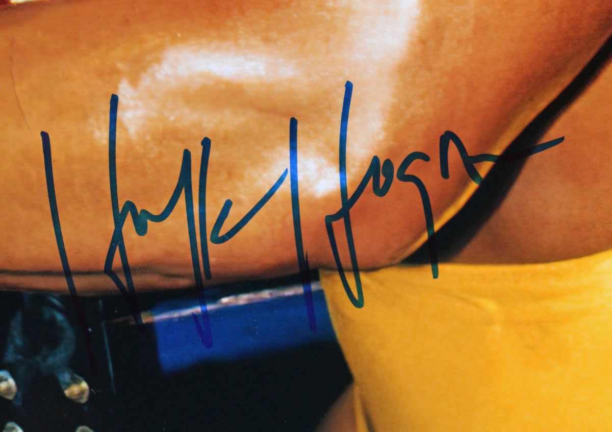 Hulk Hogan Authentic Signed 16x20 Framed Vertical Photo BAS Witnessed #WZ27106