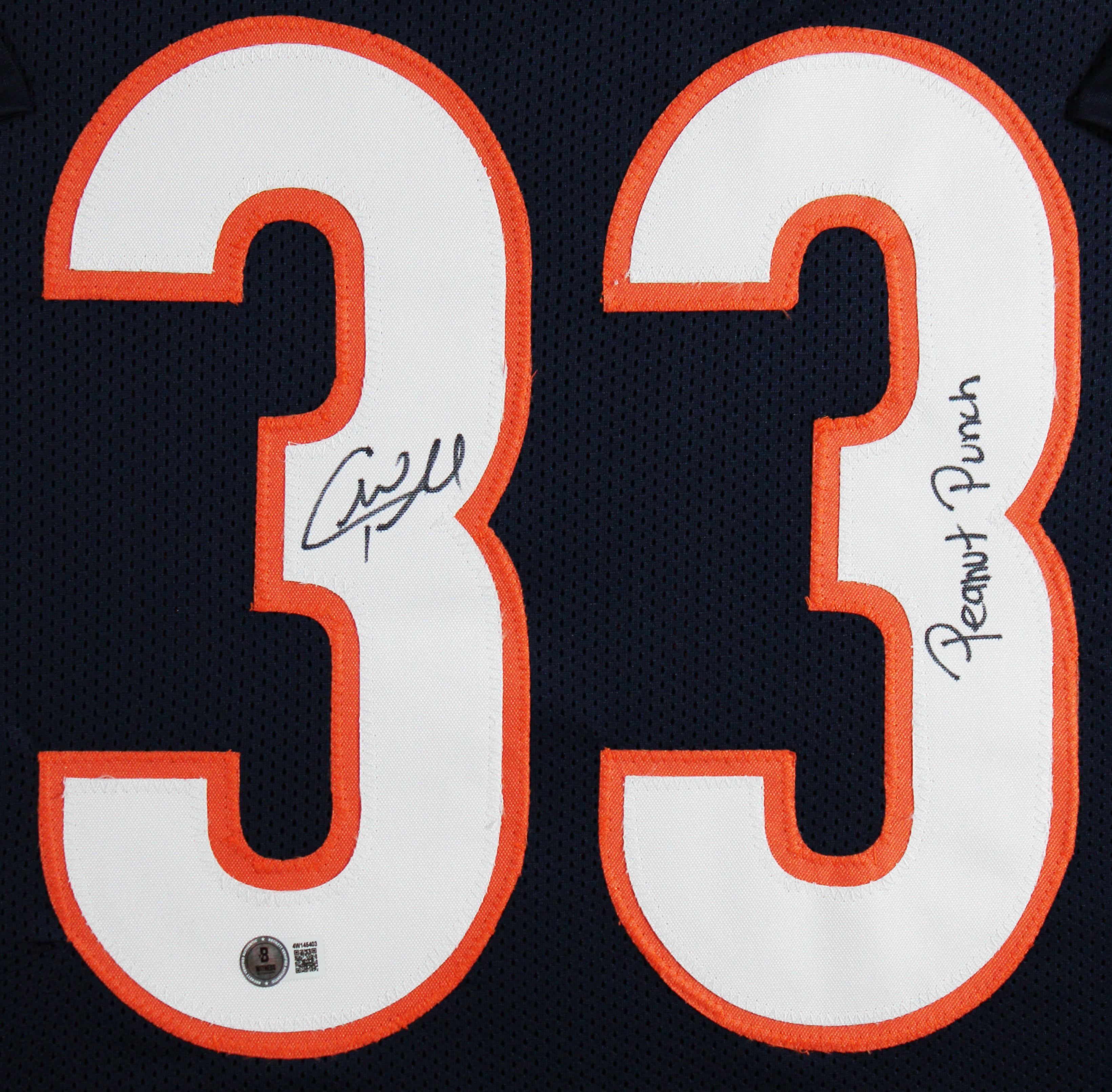 Charles Tillman "Peanut Punch" Signed Navy Pro Style Framed Jersey BAS Witnessed