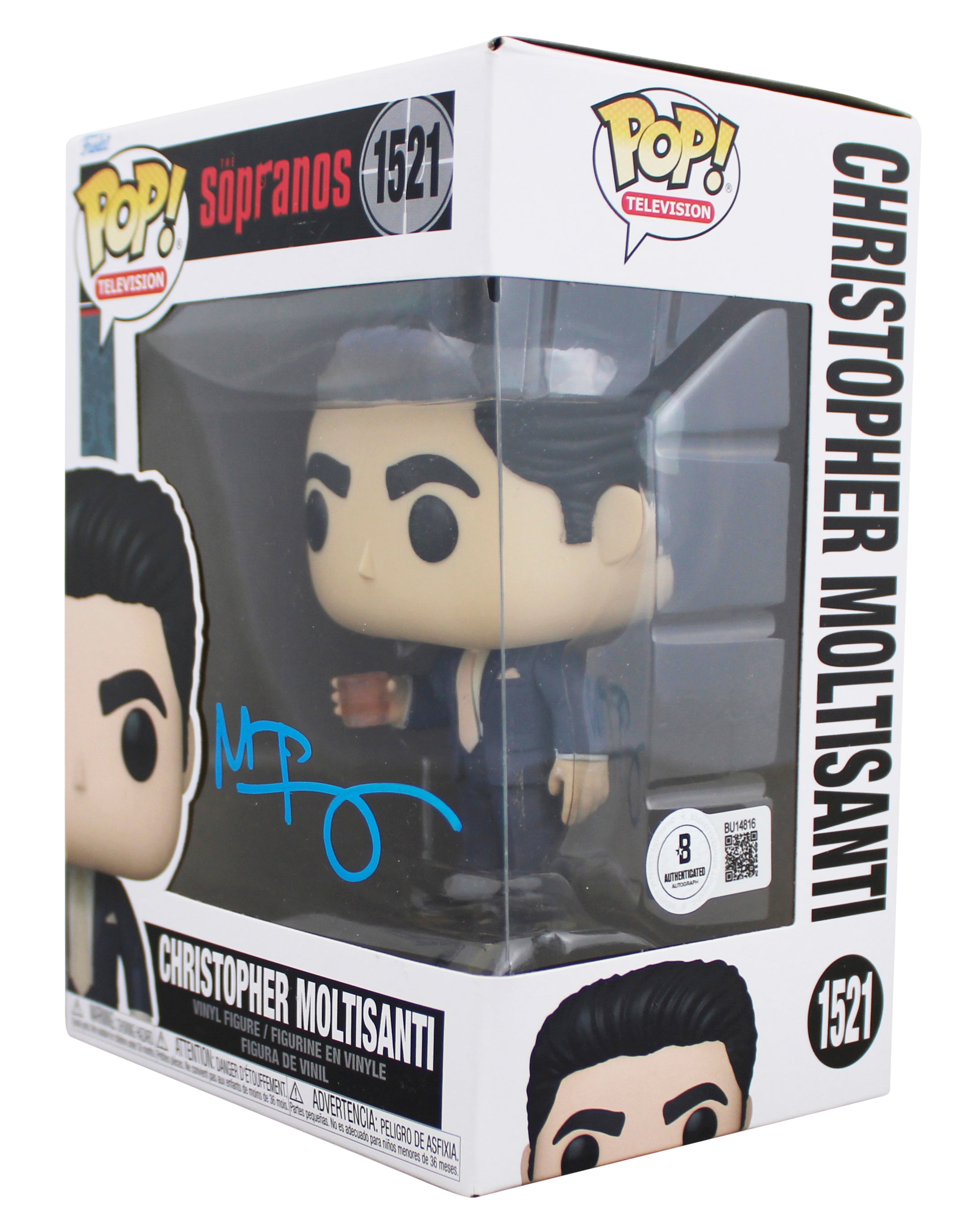 Michael Imperioli The Sopranos Authentic Signed #1521 Funko Pop Vinyl Figure BAS