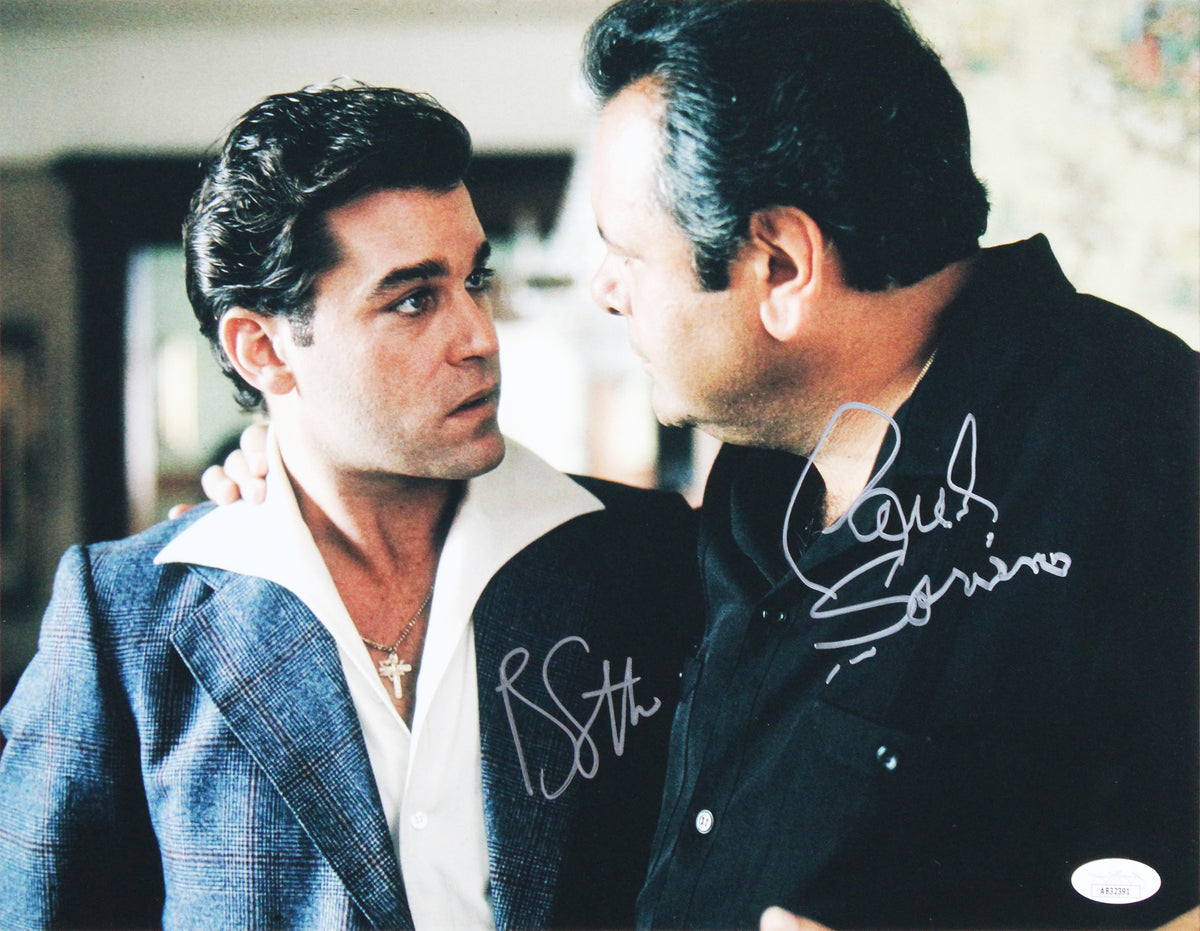 Ray Liotta & Paul Sorvino Goodfellas Signed 11x14 Framed Photo JSA #AB32391