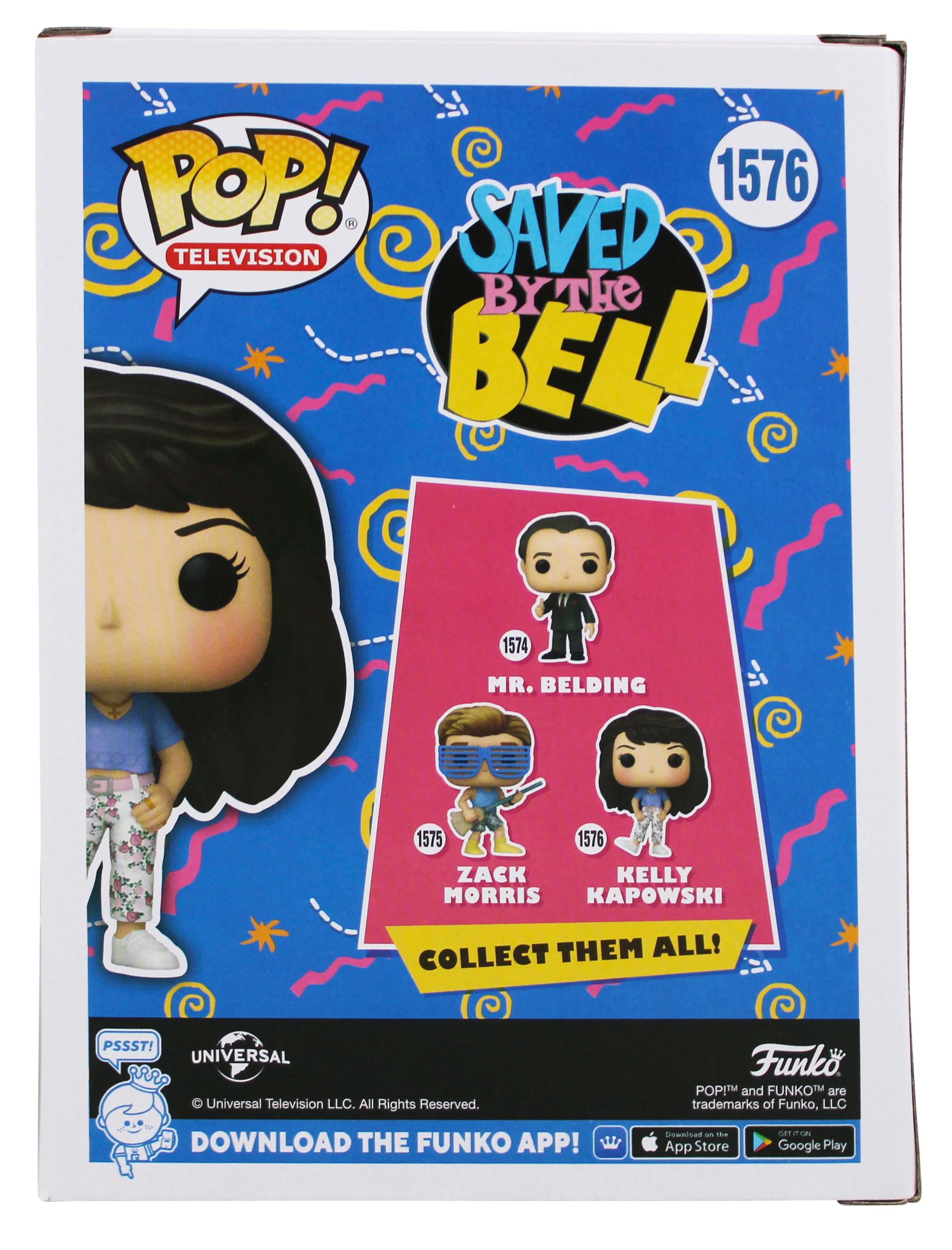 Tiffani Thiessen Saved By The Bell Signed #1576 Funko Pop Vinyl Figure BAS Wit