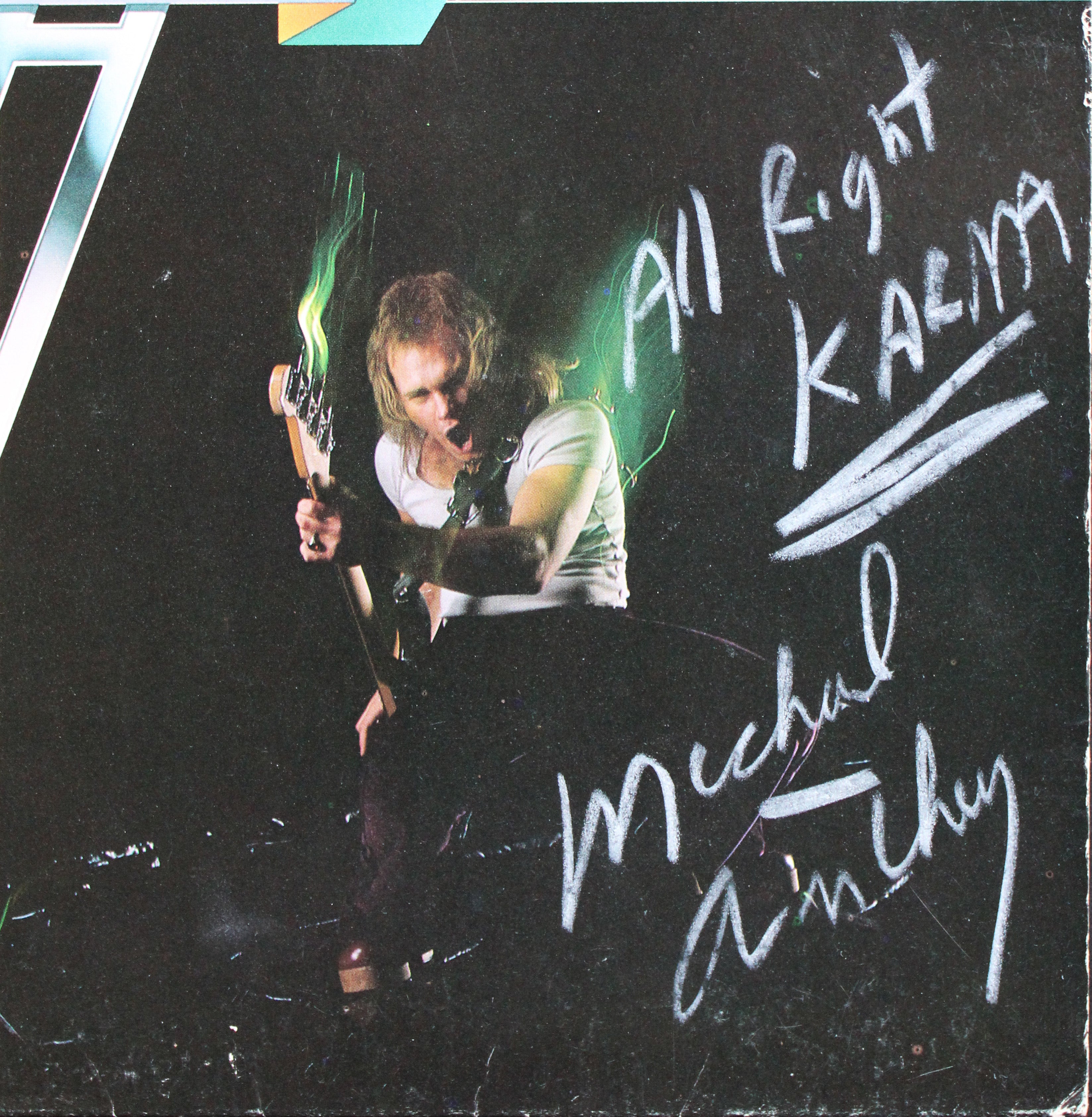 Alex Van Halen & Michael Anthony Signed Self Titled Album Cover BAS Slabbed