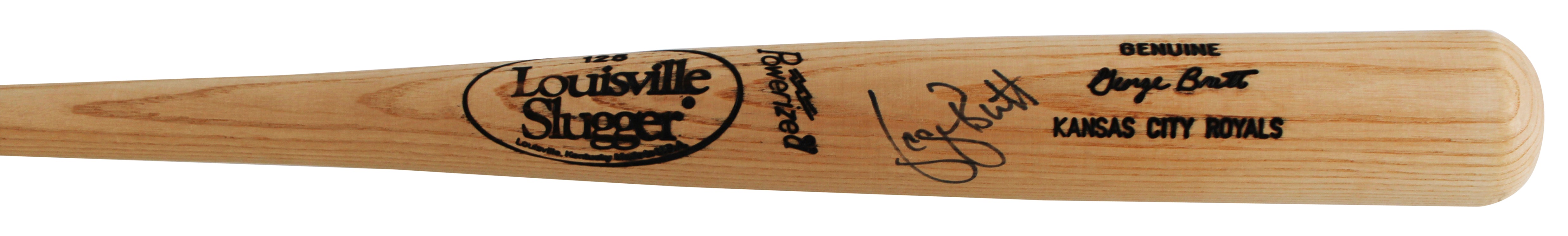 Royals George Brett Signed Louisville Slugger Player Model Bat BAS #BW88020