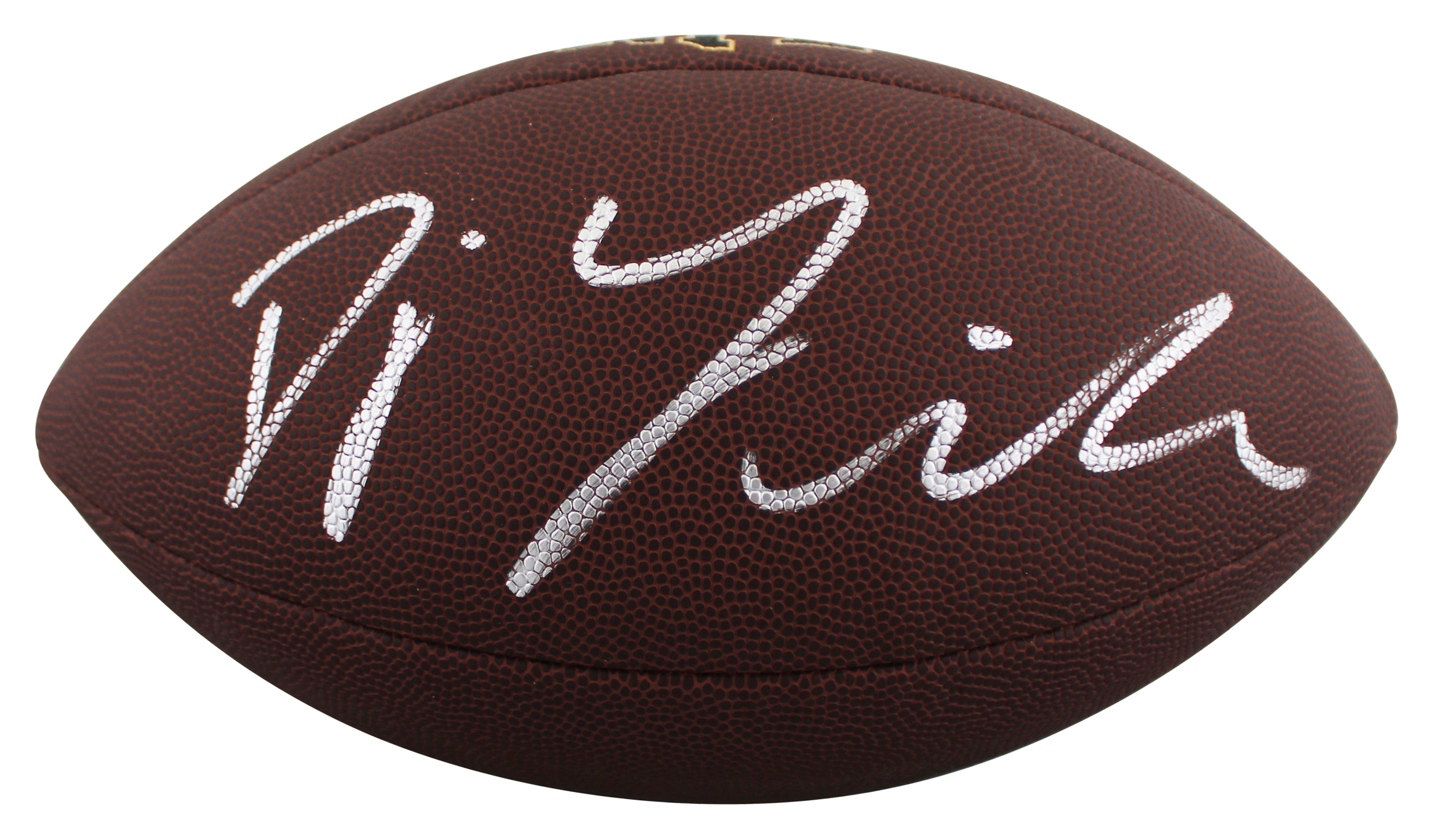 Colts D.J. Giddens Signed Wilson Super Grip Football W/ Case BAS Witnessed