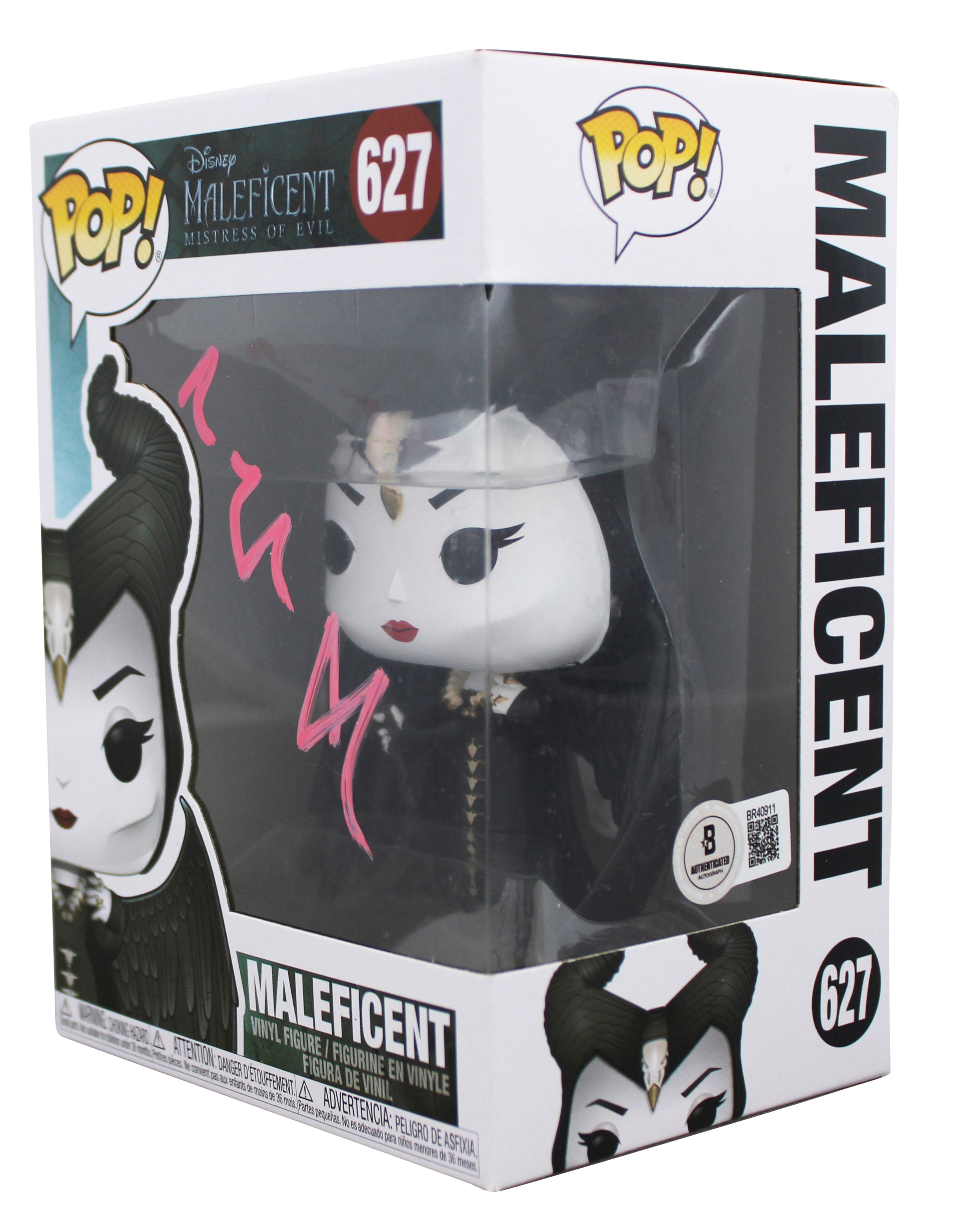 Angelina Jolie Signed Maleficent #627 Funko Pop Vinyl Figure BAS #BR40911