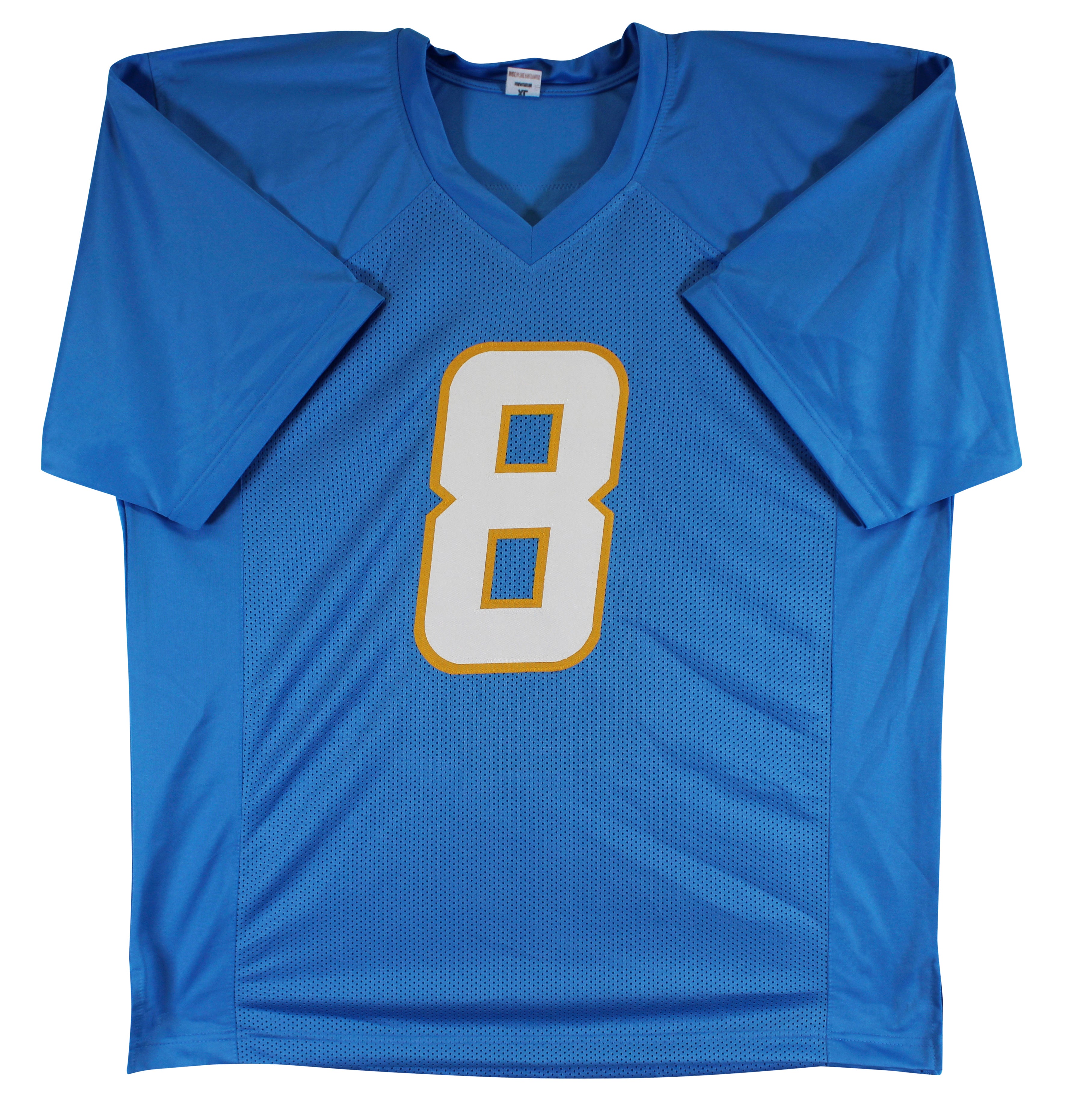 Omarion Hampton Signed Powder Blue Pro Style Jersey Autographed BAS Witnessed