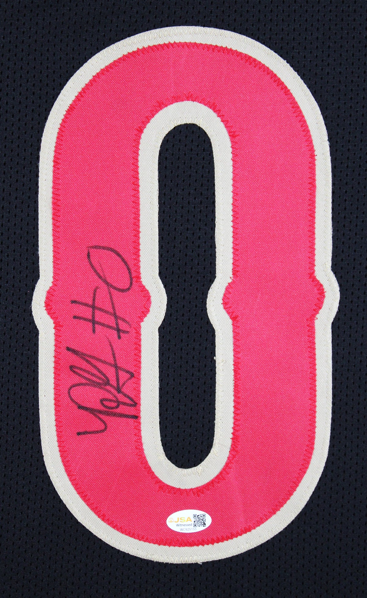 Renardo Green Signed 2025 Rivalries Black Pro Style Framed Jersey JSA Witness