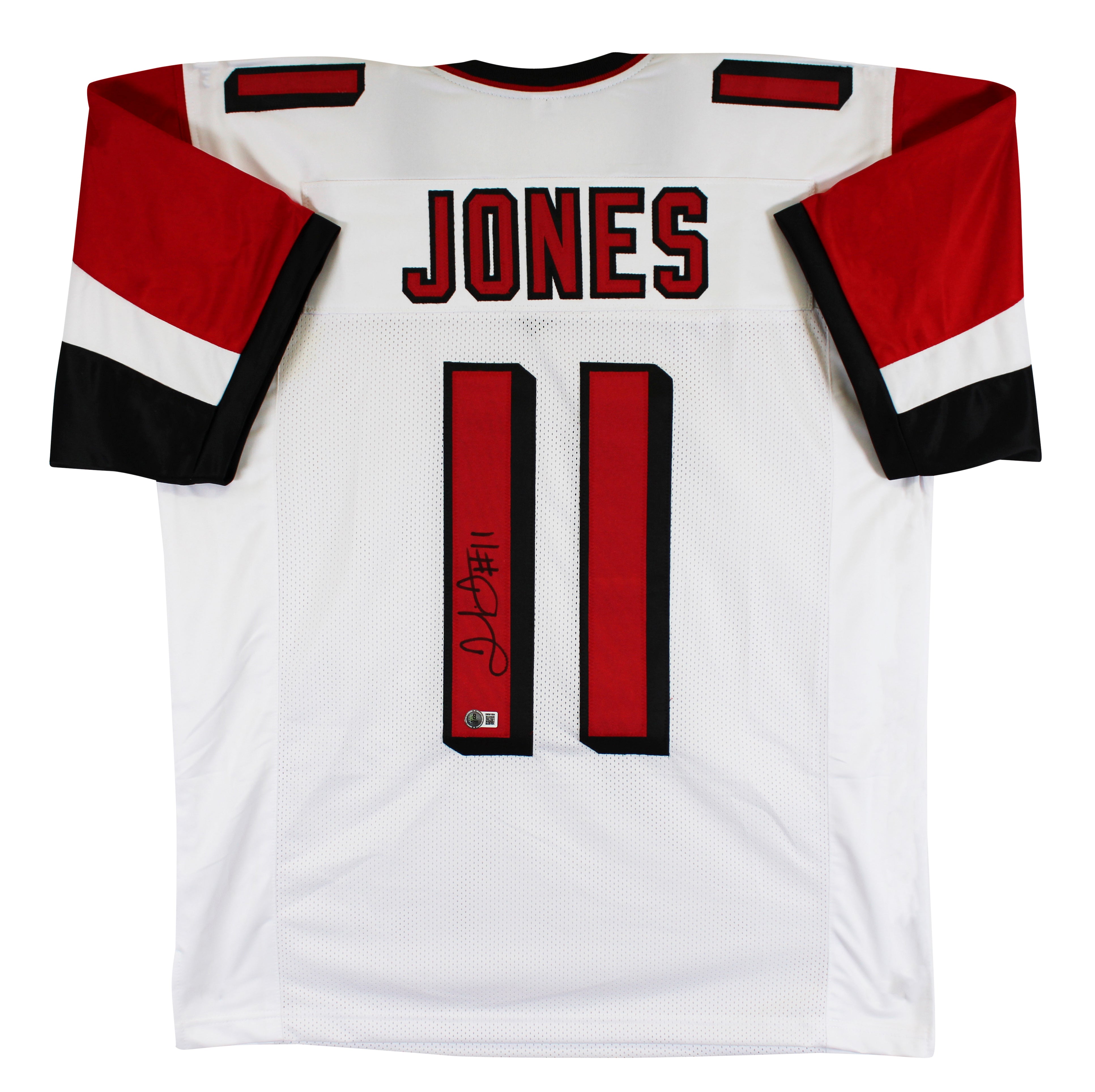 Julio Jones Authentic Signed White Pro Style Jersey Autographed BAS Witnessed HOLIDAY DOORBUSTER