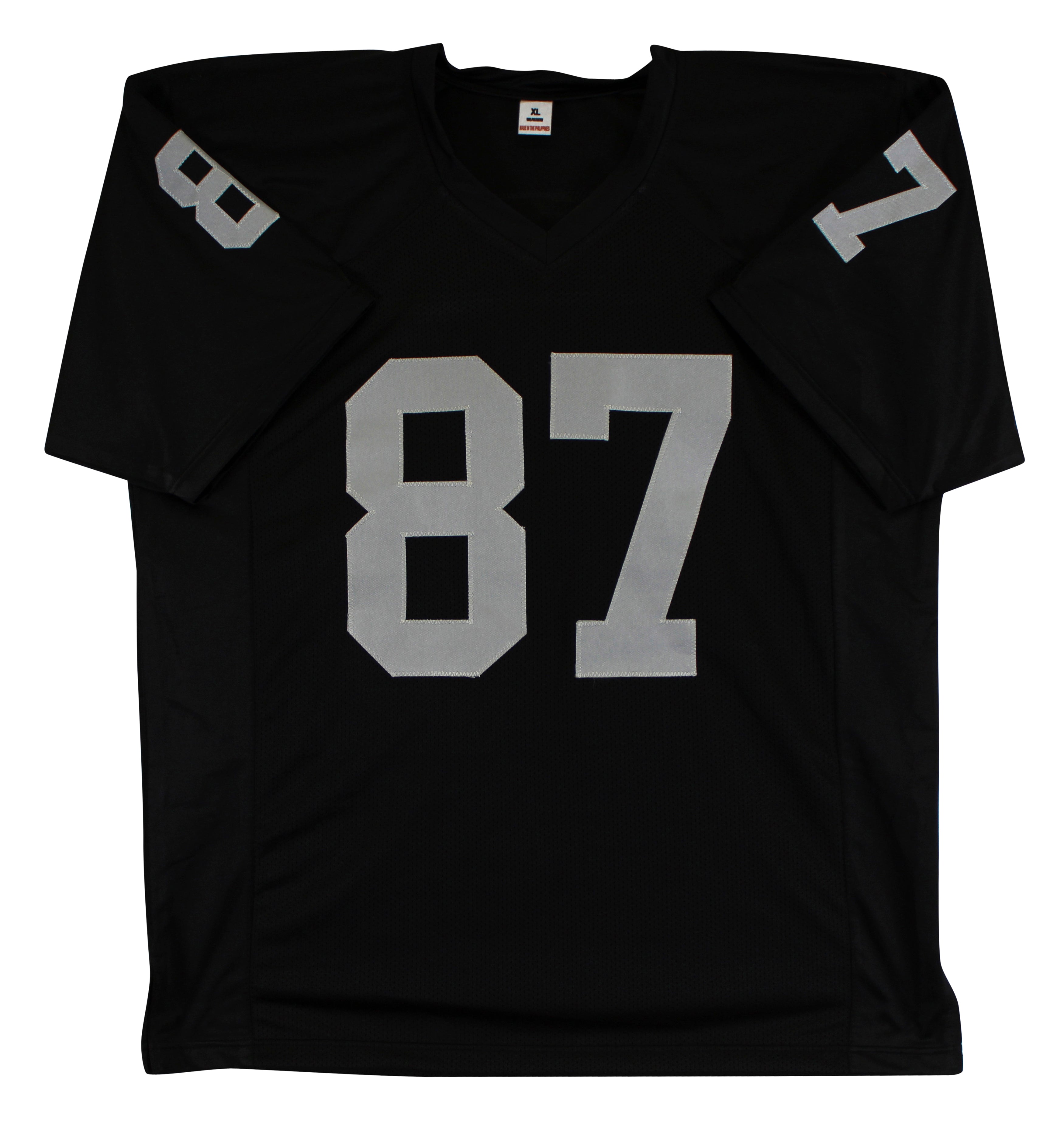 Dave Casper "HOF 02" Authentic Signed Black Pro Style Jersey BAS Witnessed