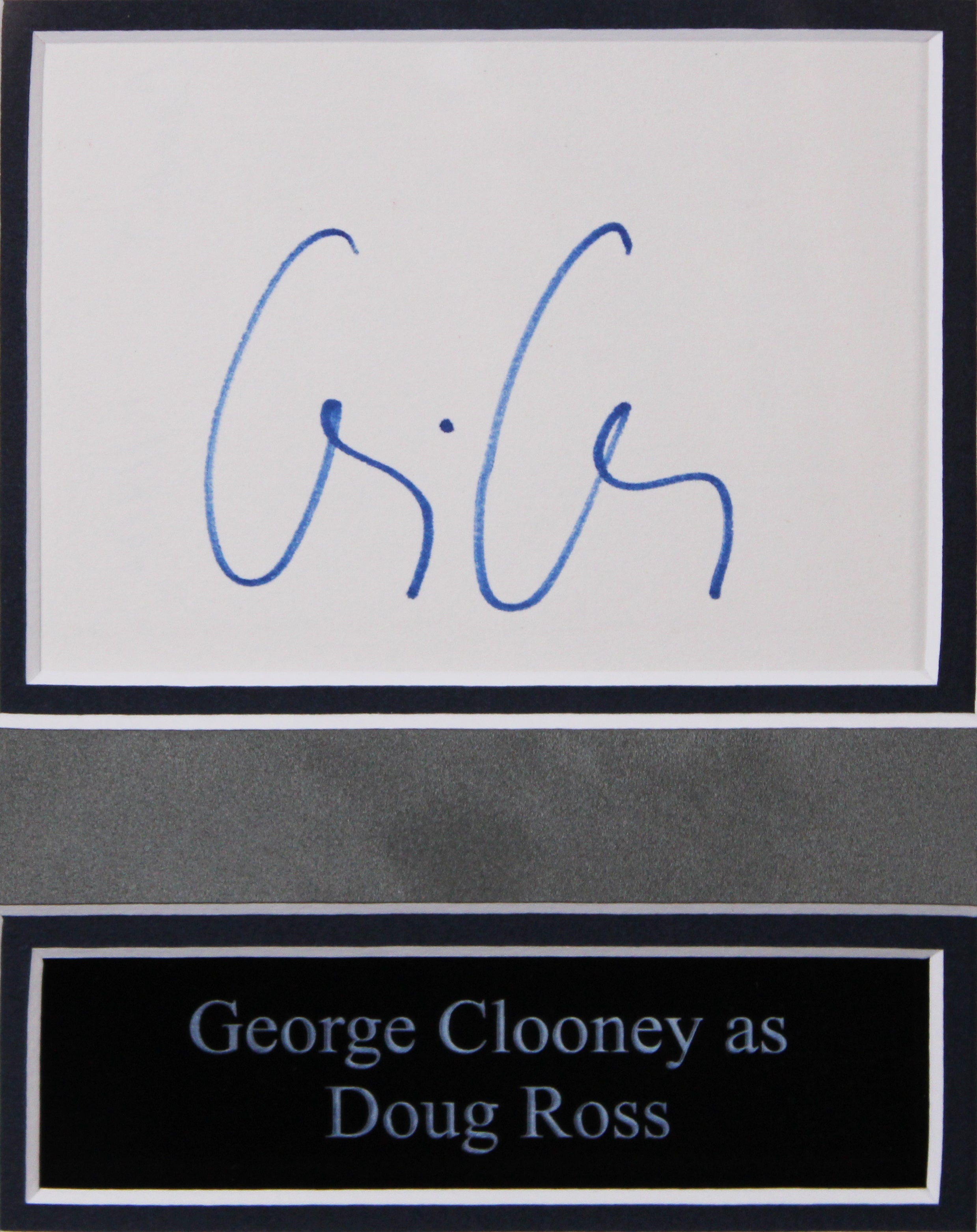 ER (6) Clooney, Wyle, Edwards, Margulies +2 Signed Framed Display BAS #AD04873