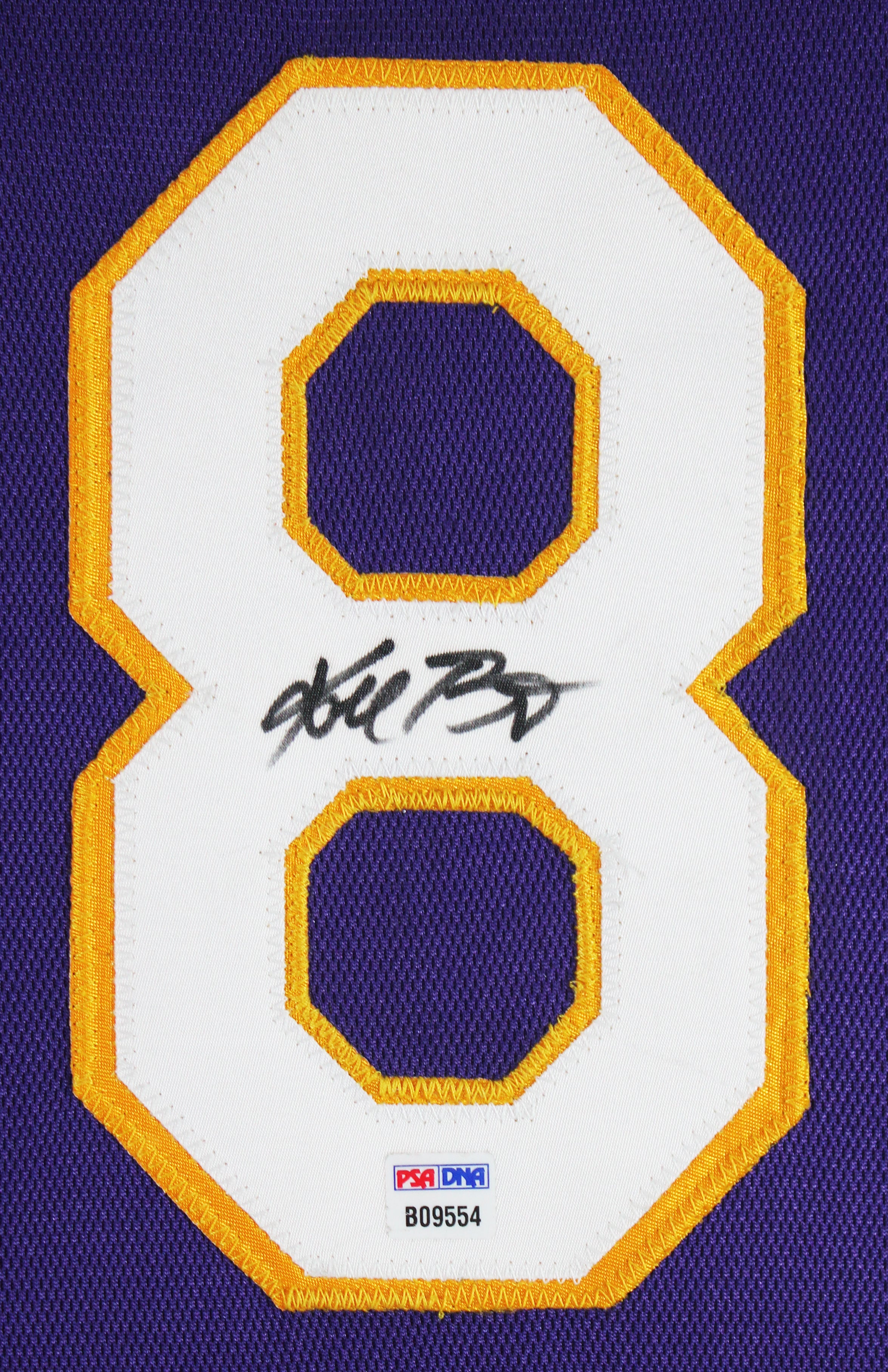 Lakers Kobe Bryant Authentic Signed Purple Reebok Framed Jersey PSA/DNA #B09554