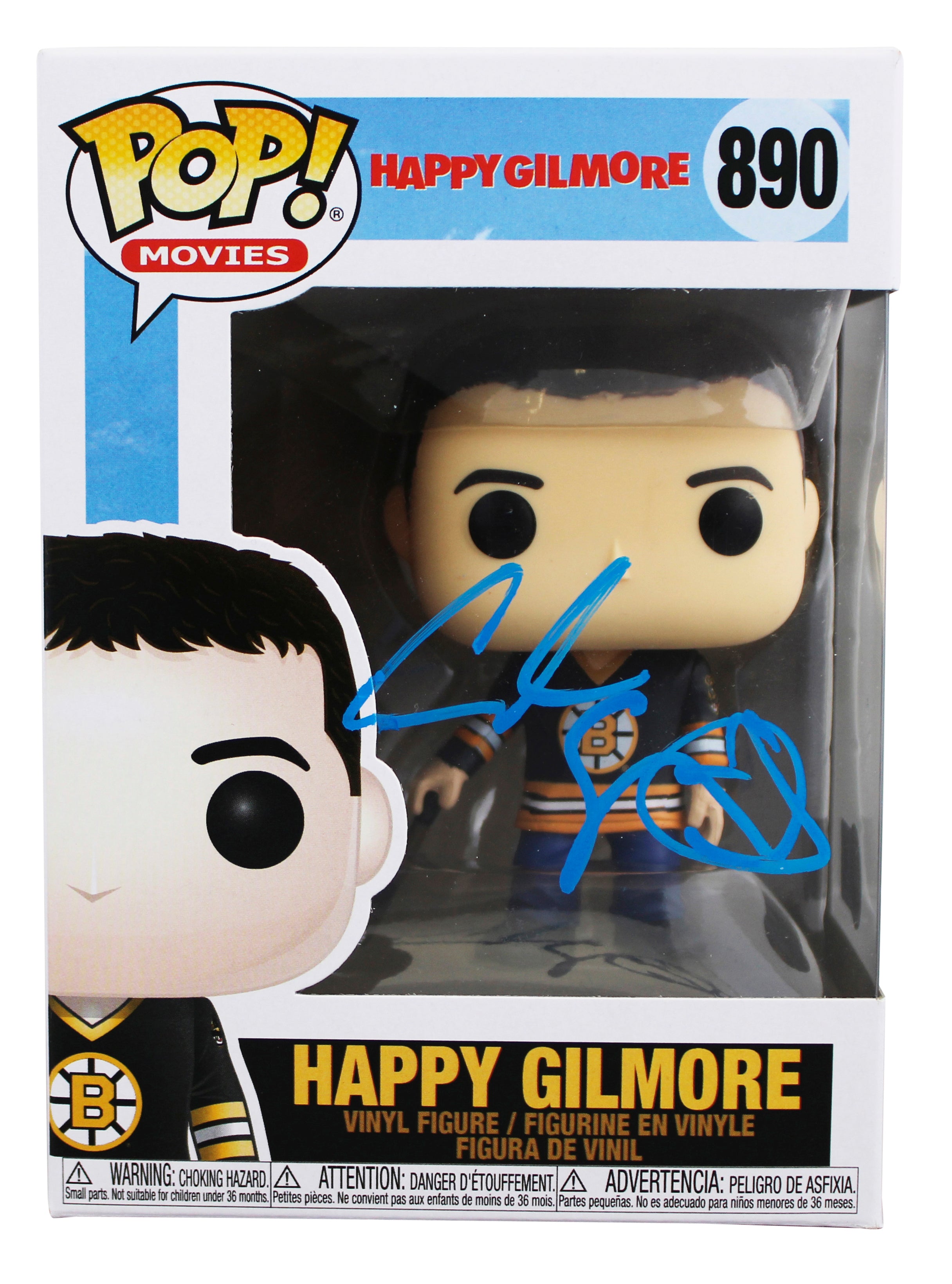Adam Sandler Signed Happy Gilmore #890 Funko Pop Vinyl Figure BAS #BN41412