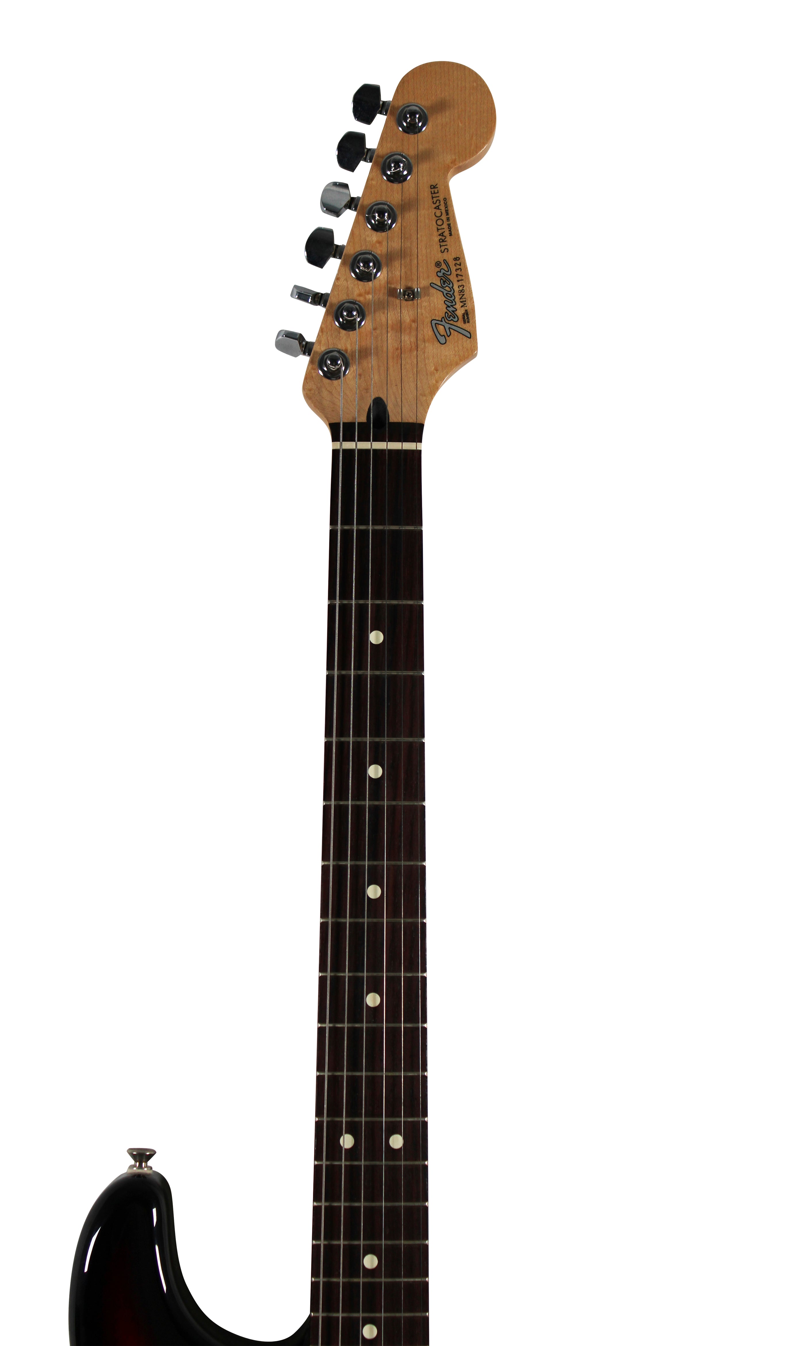 Rolling Stones (4) Jagger, Richards, Wood & Watts Signed Fender Guitar BAS LOA