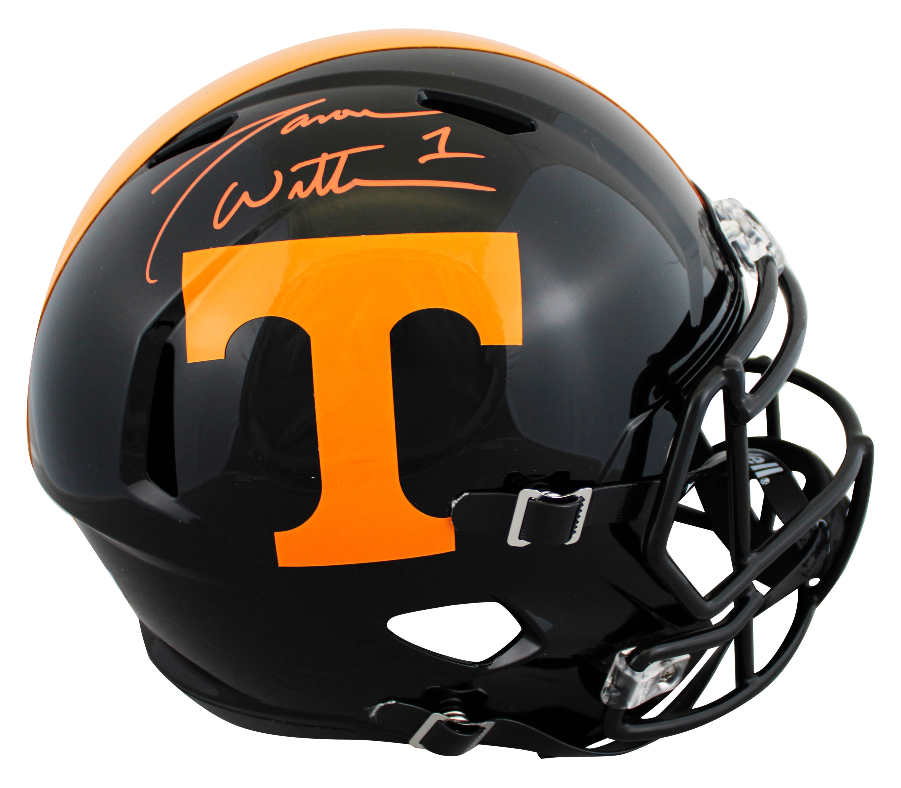 Tennessee Jason Witten Signed Dark Mode F/S Speed Rep Helmet W/ Case BAS Witness