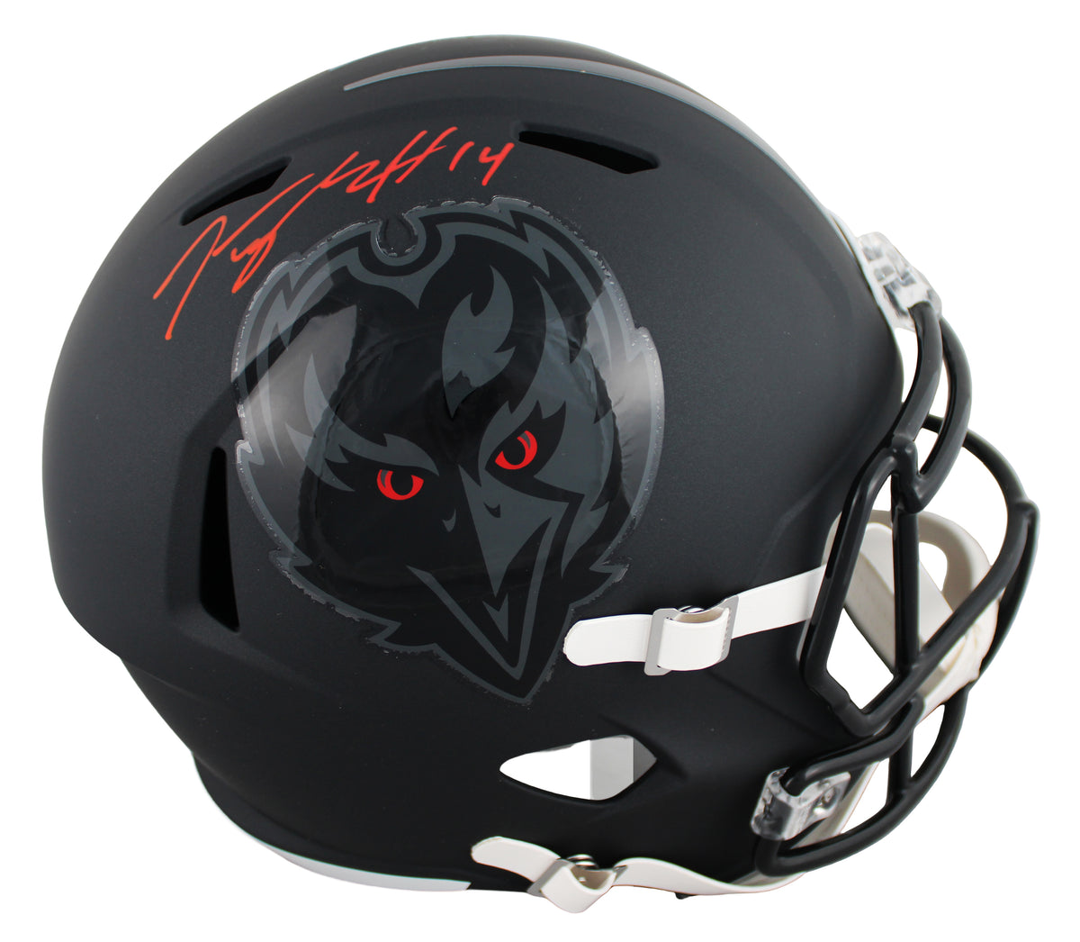 Ravens Kyle Hamilton Signed 2026 On-Field Alt F/S Speed Rep Helmet W/ Case BAS W