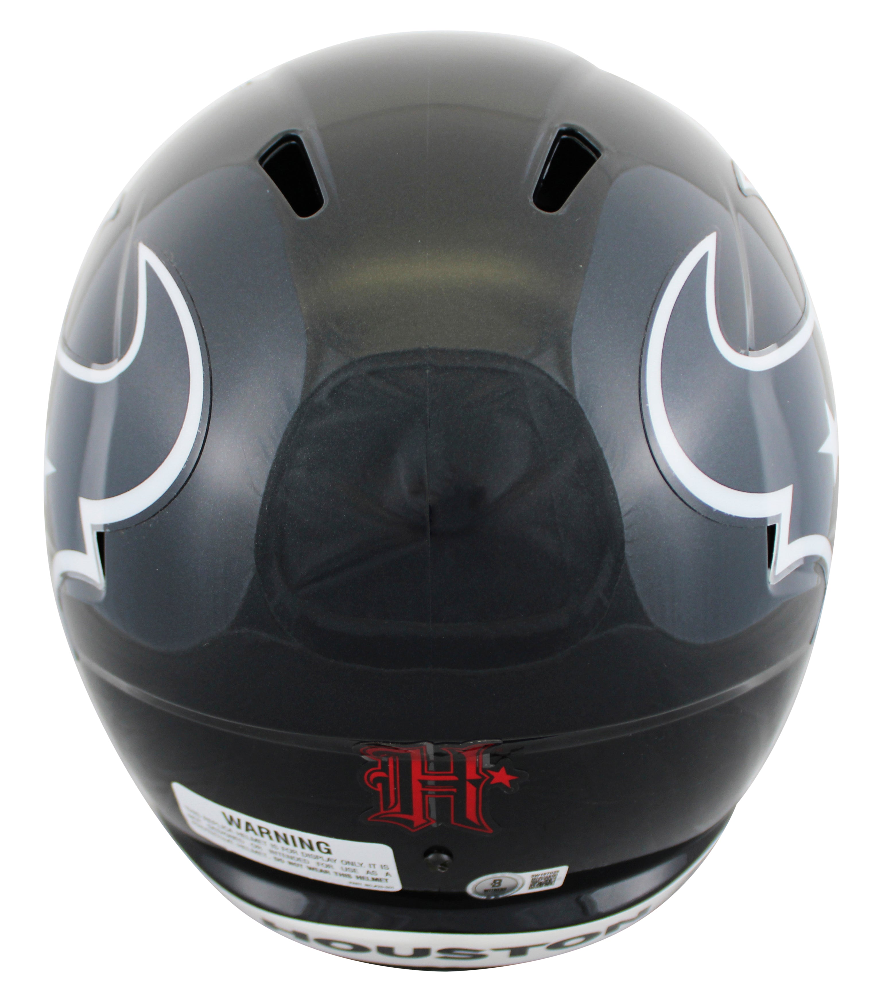 Texans Nico Collins Signed Full Size Speed Rep Helmet W/ Case BAS Witnessed 1