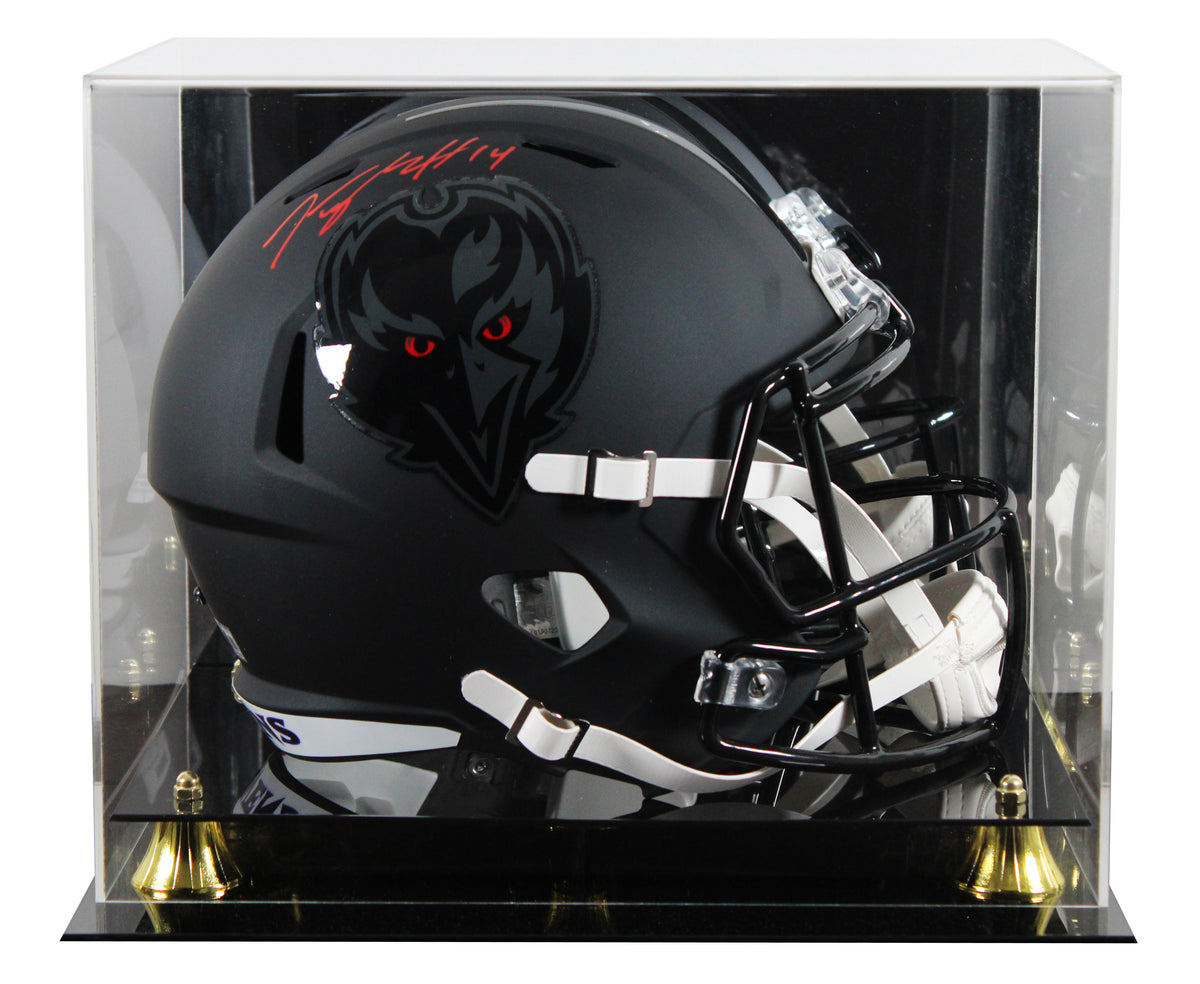 Ravens Kyle Hamilton Signed 2026 On-Field Alt F/S Speed Rep Helmet W/ Case BAS W